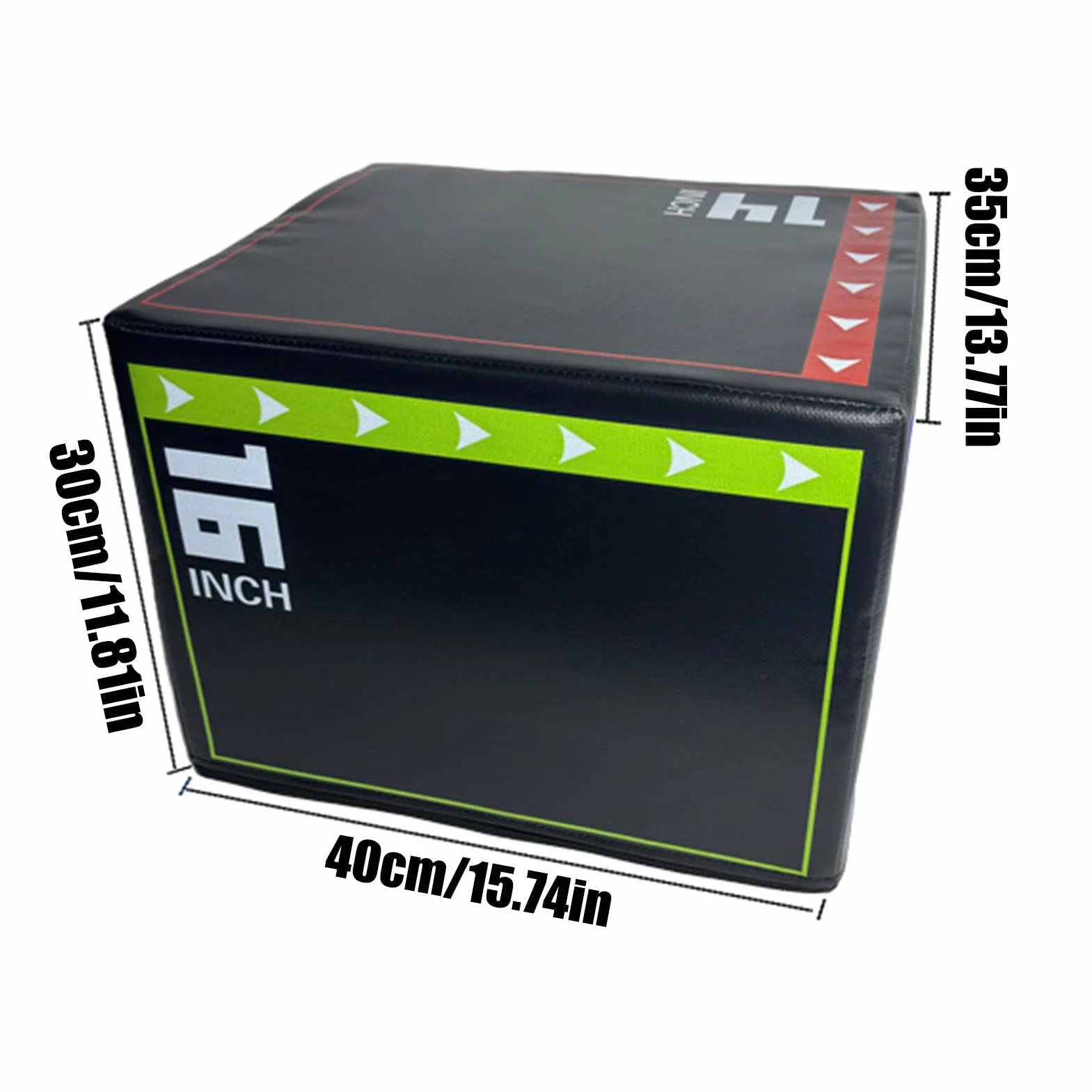 Skoki na siłownię domową, wstrząsoodporne wielofunkcyjne pudełko pyłu 40 x 30 x 35 cm, odporny na zużycie sprzęt fitness do treningu i ćwiczeń w domu, gąbka EPE