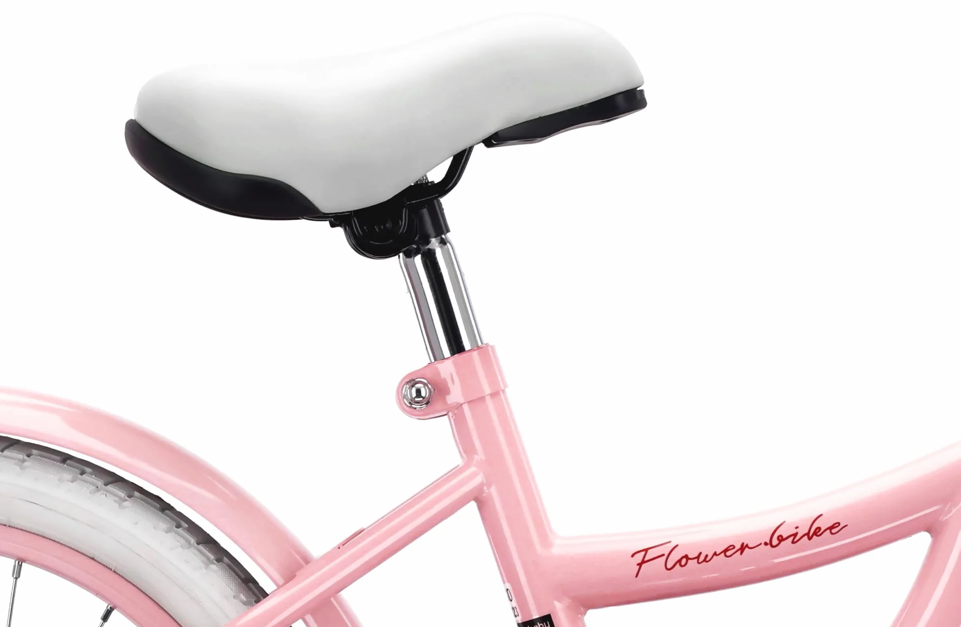 FLOWER BIKE Rower dziewczęcy 14 cali 16 cali z pchaczem i kołami treningowymi