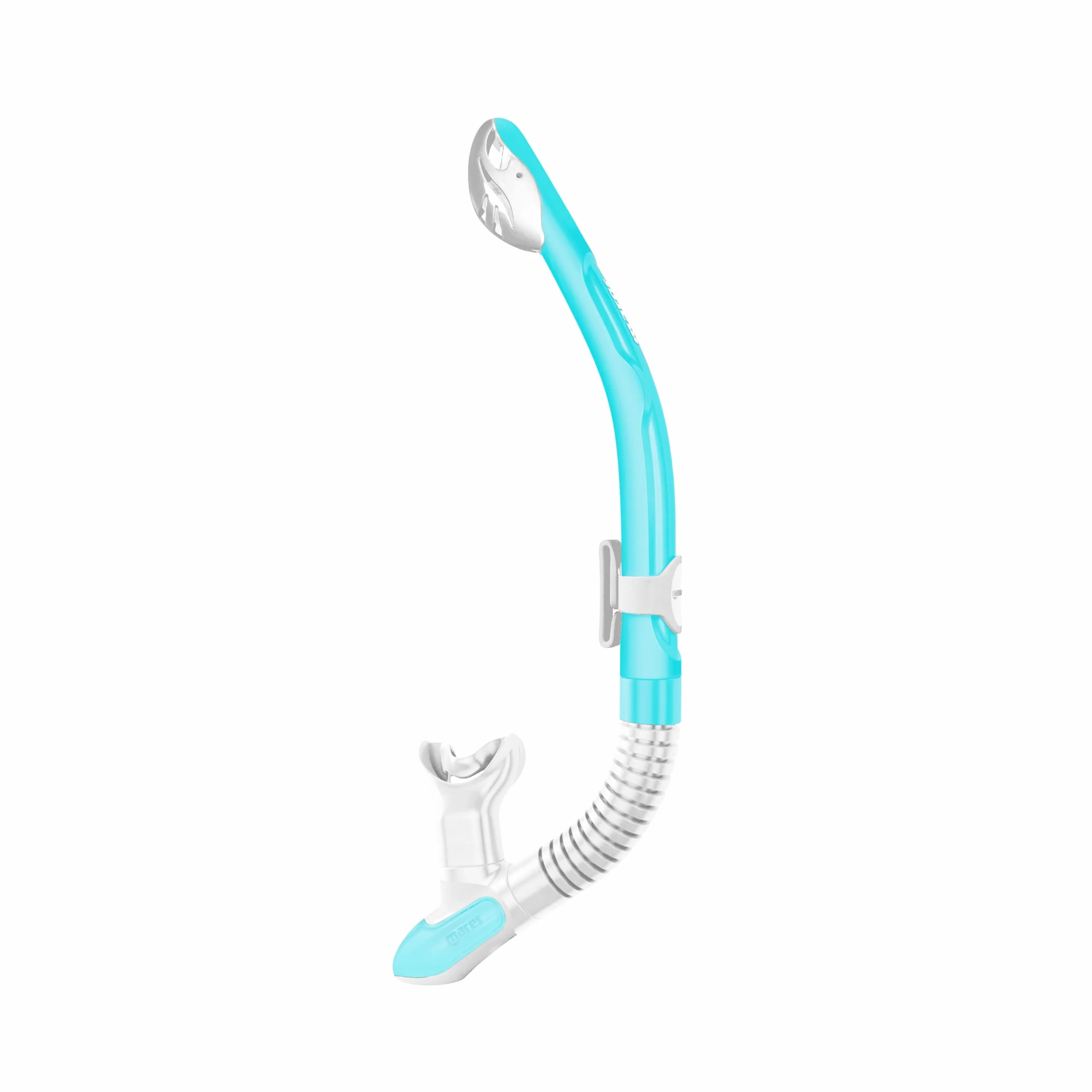 Mares Ergo Dry fajka do nurkowania z zaworem (White-Aqua)