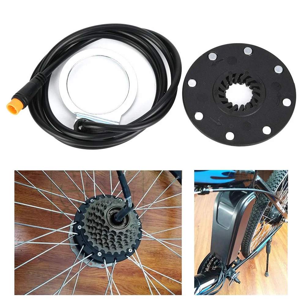 Acouto Czujnik mocy Yose PowerPas Outdoor Electric Bike Części Zamienne Zmodyfikowany zestaw elektryczny z 8 punktami magnetycznymi