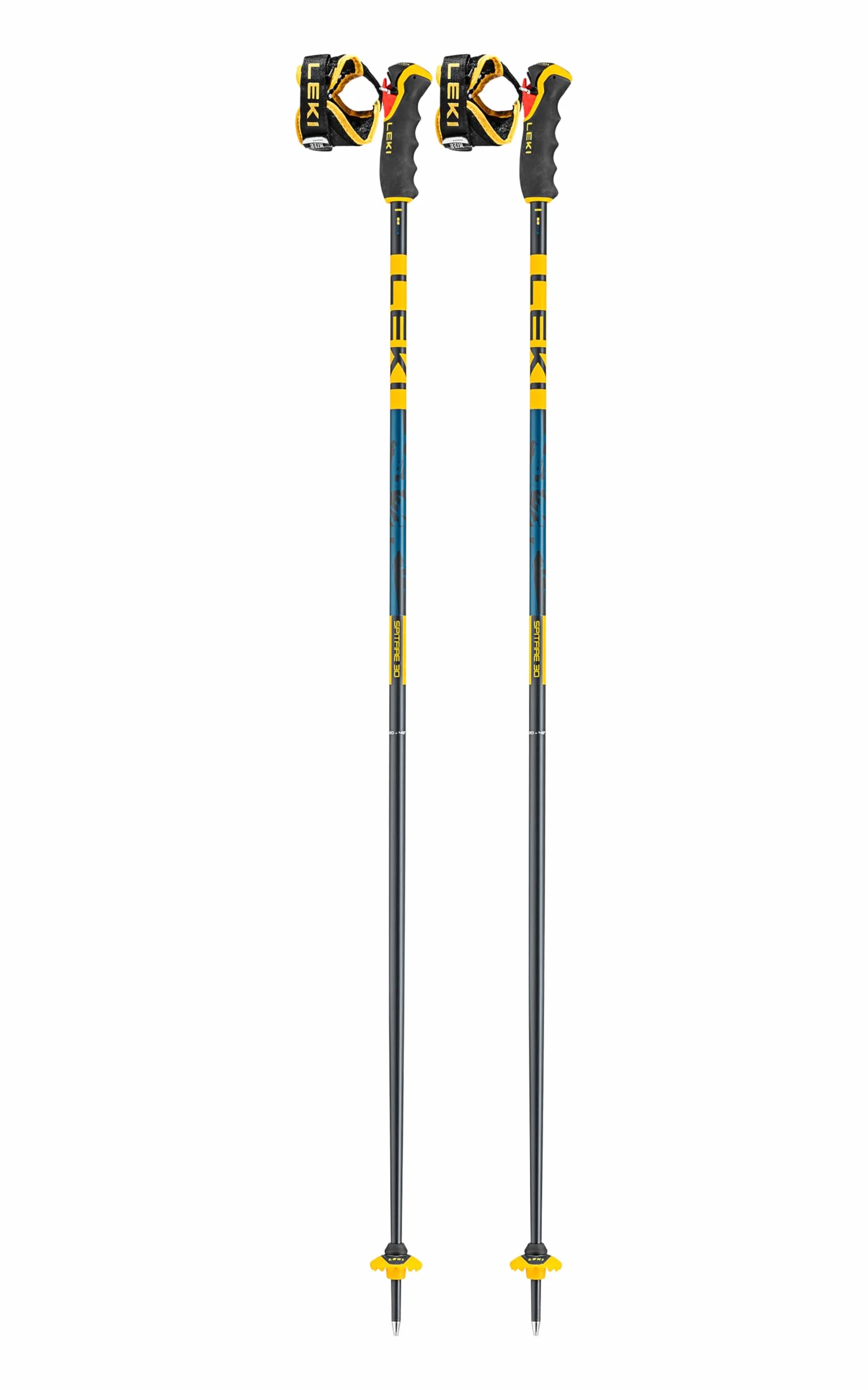 LEKI Spitfire 3D kijki narciarskie Freeride Trigger 3D 16 mm ciemnoniebieski pomarańczowy