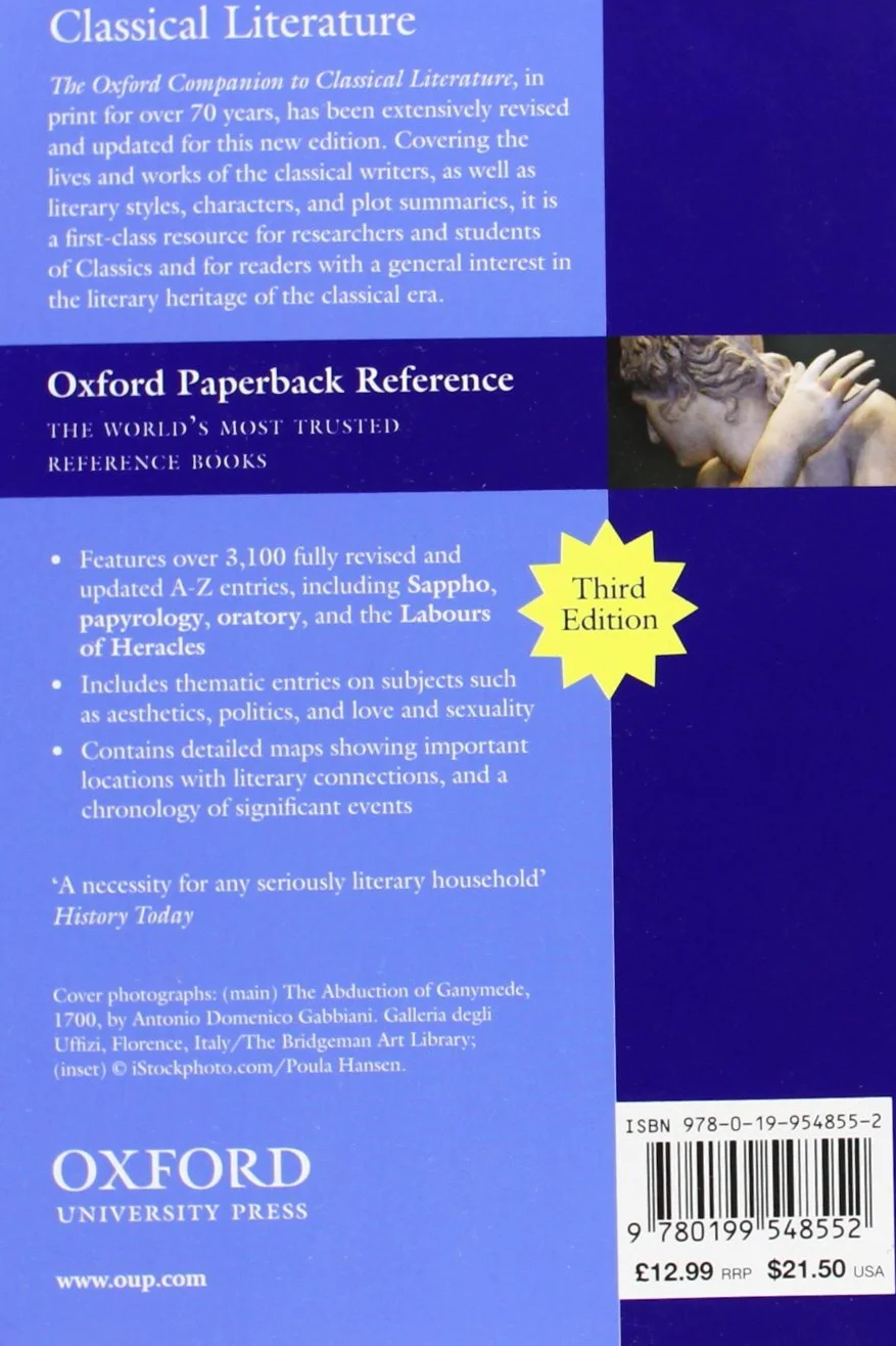 The Oxford Companion to Classical Literature