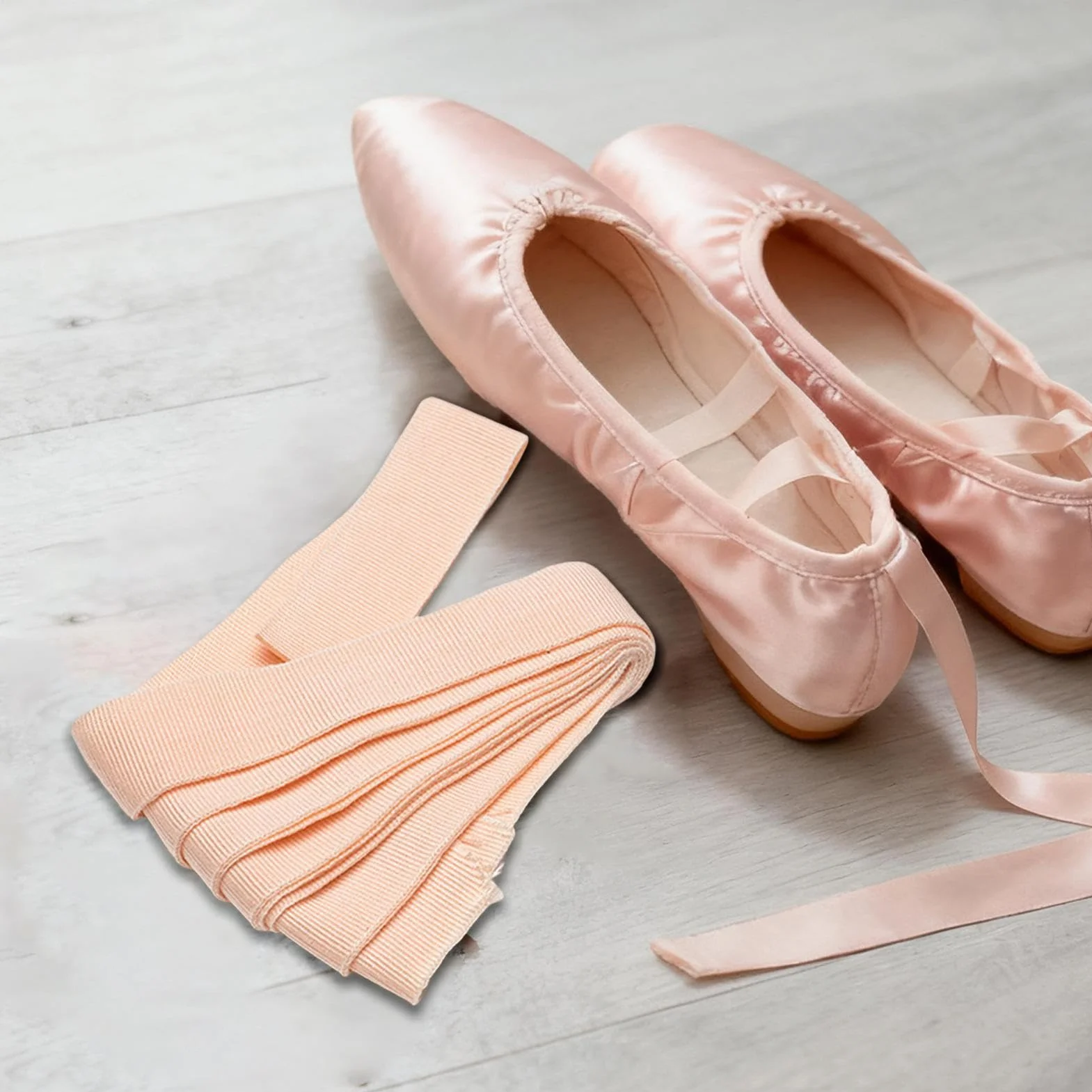 Elastyczne buty Pointe – akcesoria baletowe ze stretchem ze wstążką Pointe Shoes | Artykuły do tańca baletowego do klasy, występów, treningu, rzemiosła lub profesjonalnego użytku tanecznego