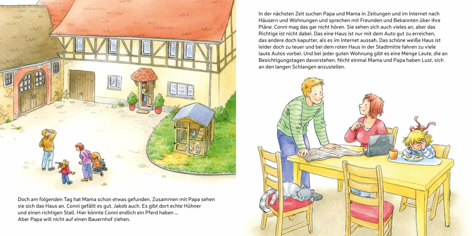 LESEMAUS 66: Conni zieht um: Bilderbuchgeschichte für Kinder ab 3
