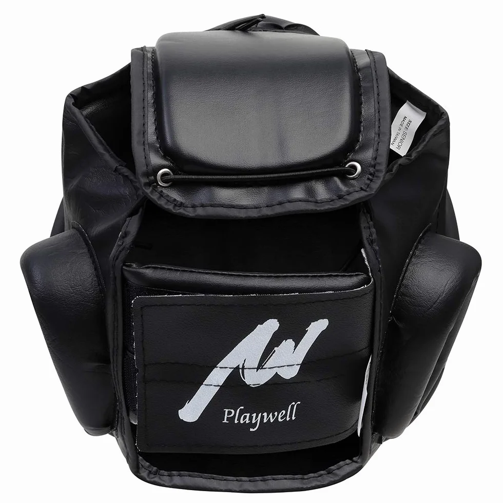 Kudo Black Full Face Broapons Sparring pełna osłona na głowę - SR