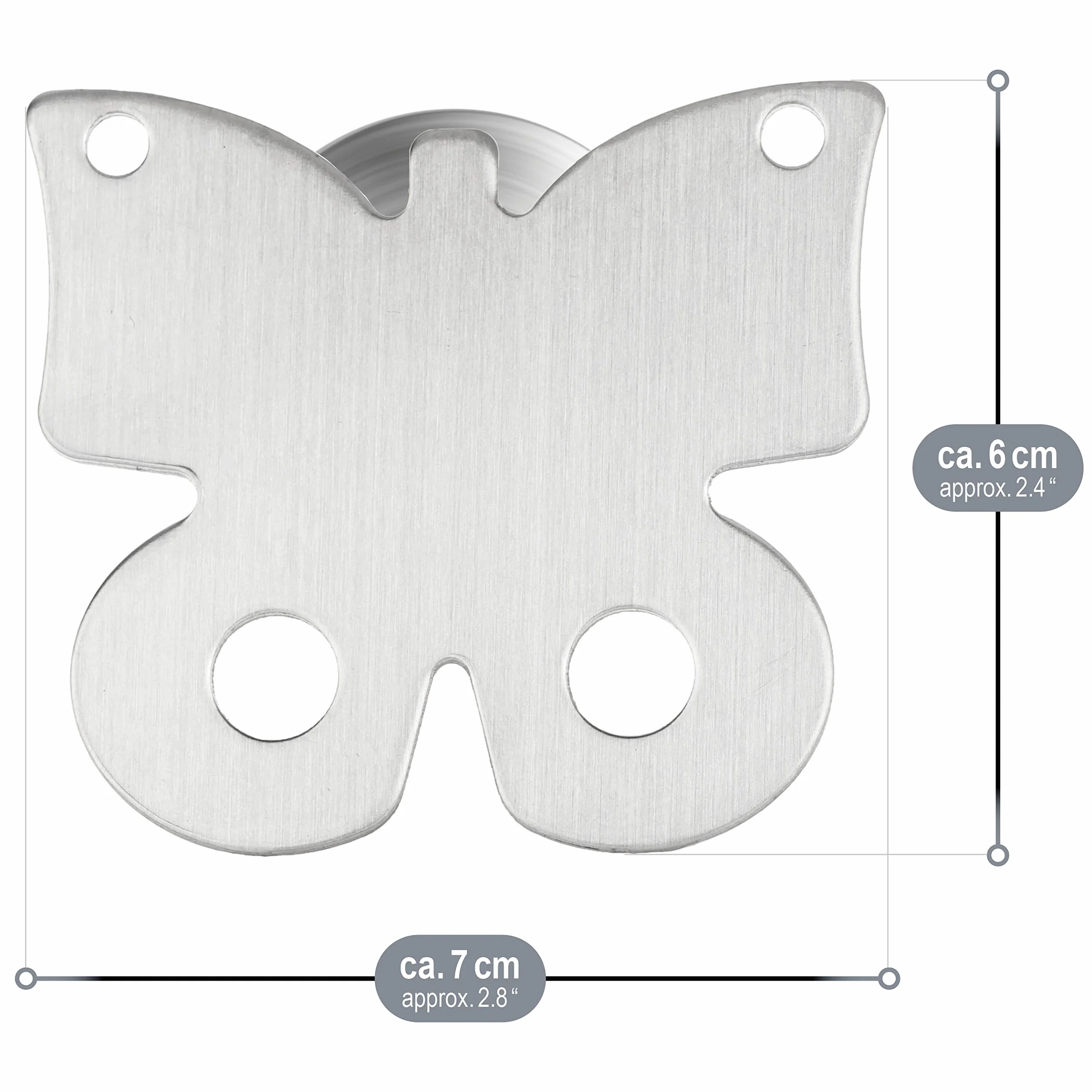 com-four® 8x magnetyczne obciazniki obrus stal nierdzewna - ciezkie klipsy - uchwyty mocowanie stól