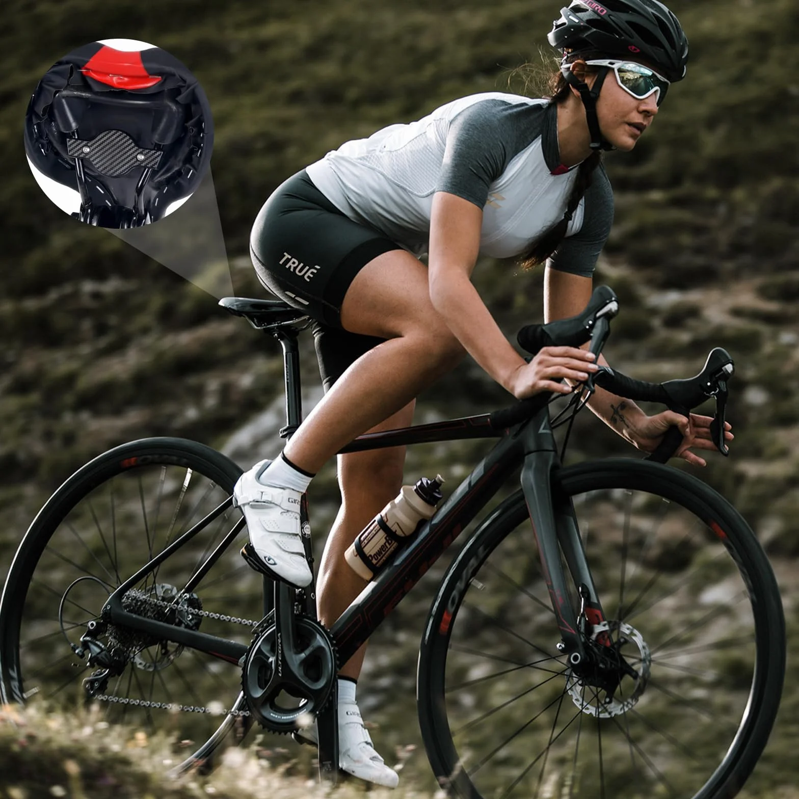 Uchwyt rowerowy AirTag ochrona przed kradzieżą ukryty zestaw montażowy