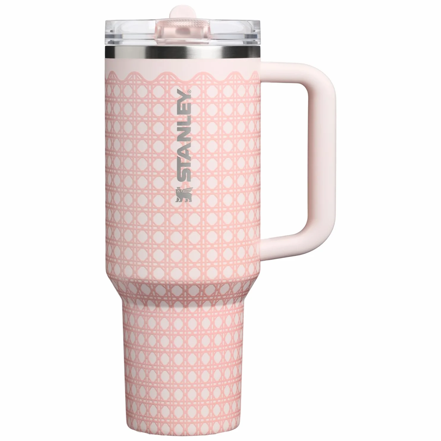 Stanley Quencher ProTour Kubek słomkowy 1200 ml izolowany ze stali nierdzewnej, różowy