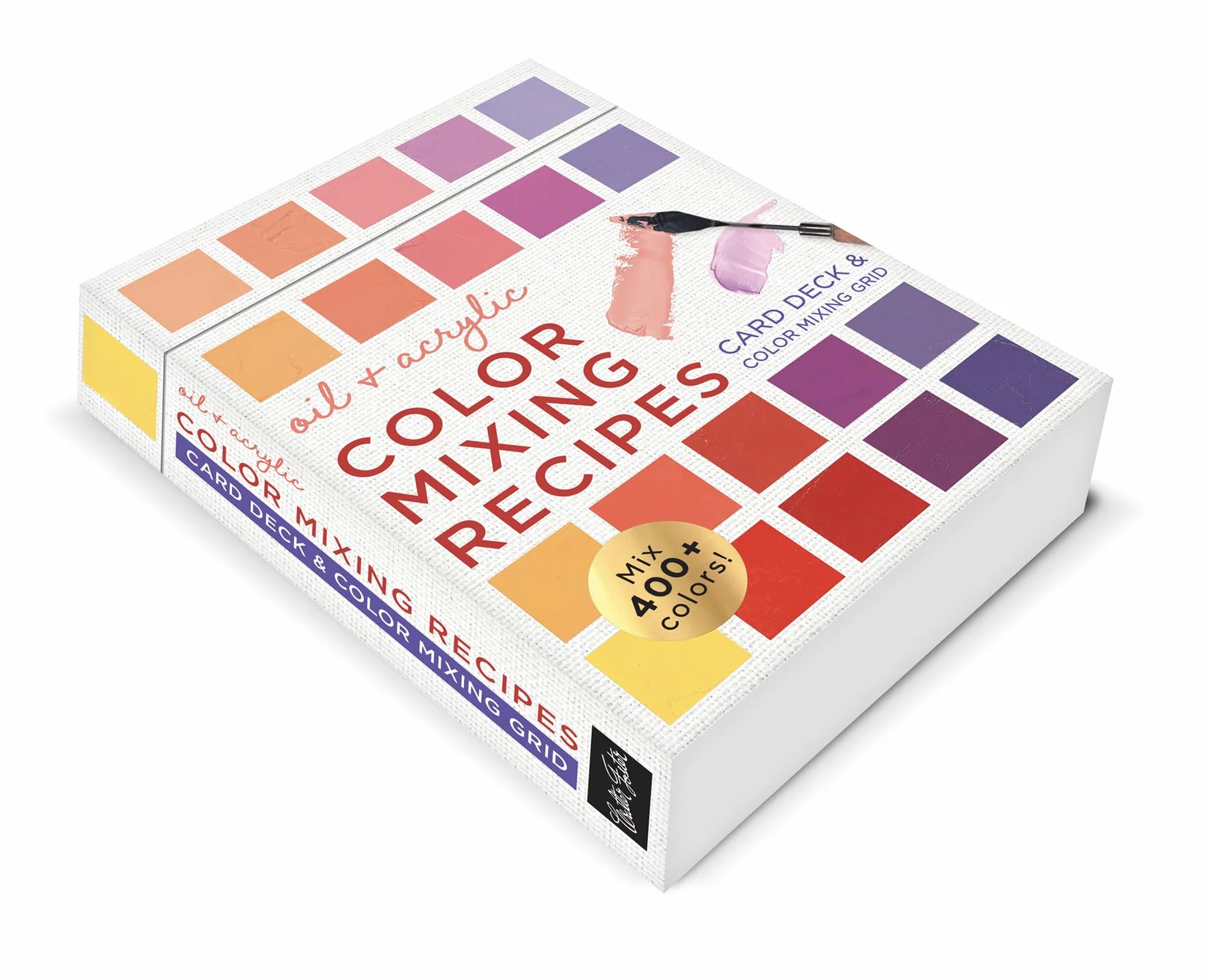 Oil & Acrylic Color Mixing Recipes: Card Deck & Color Mixing Grid: Mix 400+ colors!