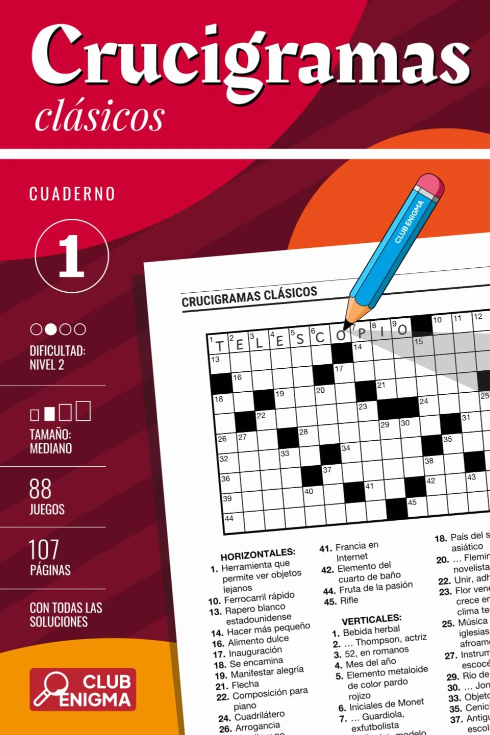 Crucigramas clásicos - Cuaderno 1
