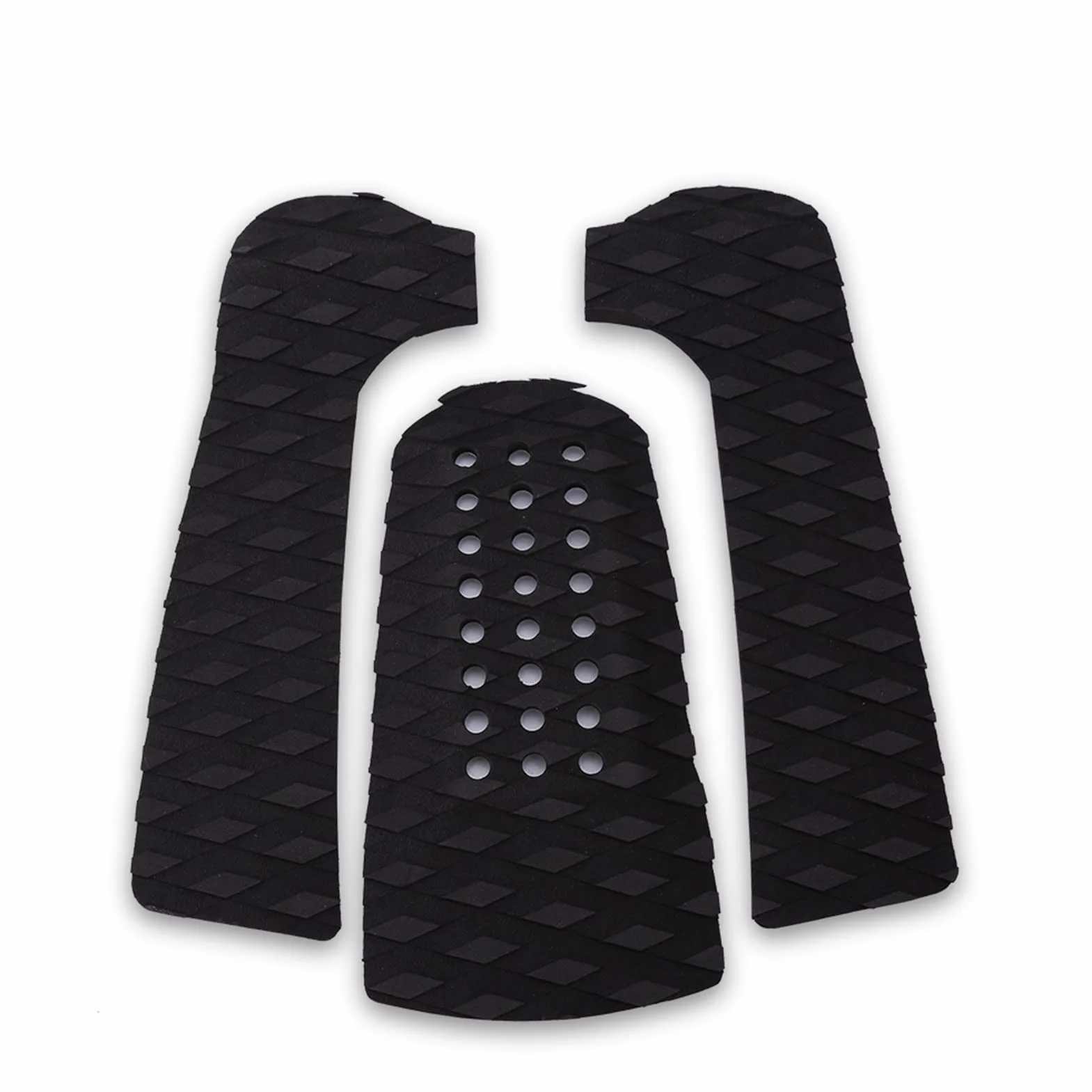Yosoo Health Gear Uchwyt do deski surfingowej, 3 sztuki podkładek antypoślizgowych, czarny