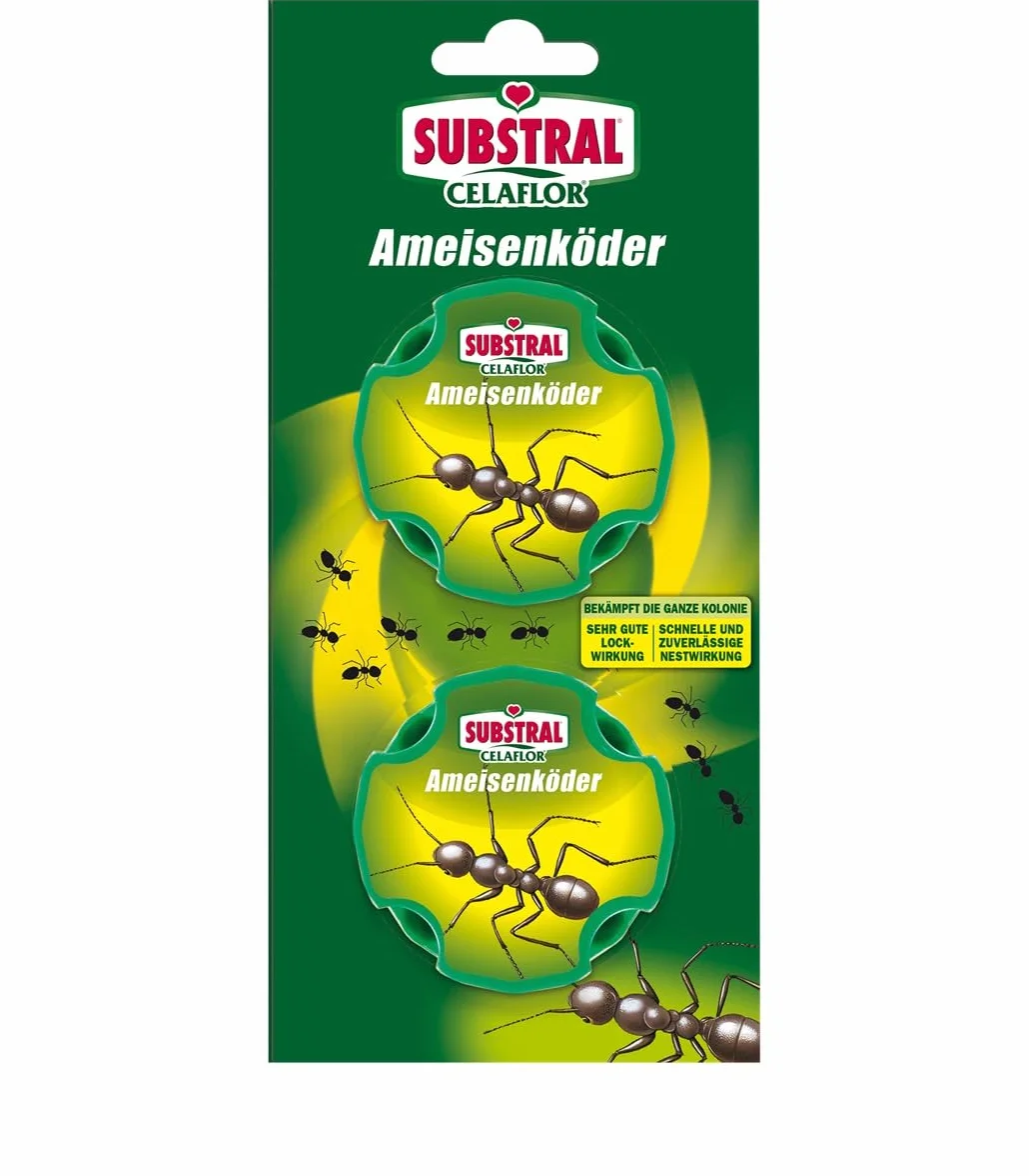 Substral Celaflor 14770 Przynęta na Mrówki, Zielony, 1 x 2 sztuki