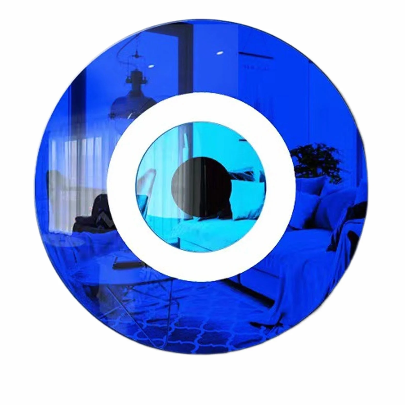 Akrylowe dekoracje z?ego oka,Ozdoba Blue Devil Eye dla domu | Przeno?ne ozdoby do wn?trz z niebieskim diabelskim okiem do mieszkania Przestrze? robocza Biura domowe Salon