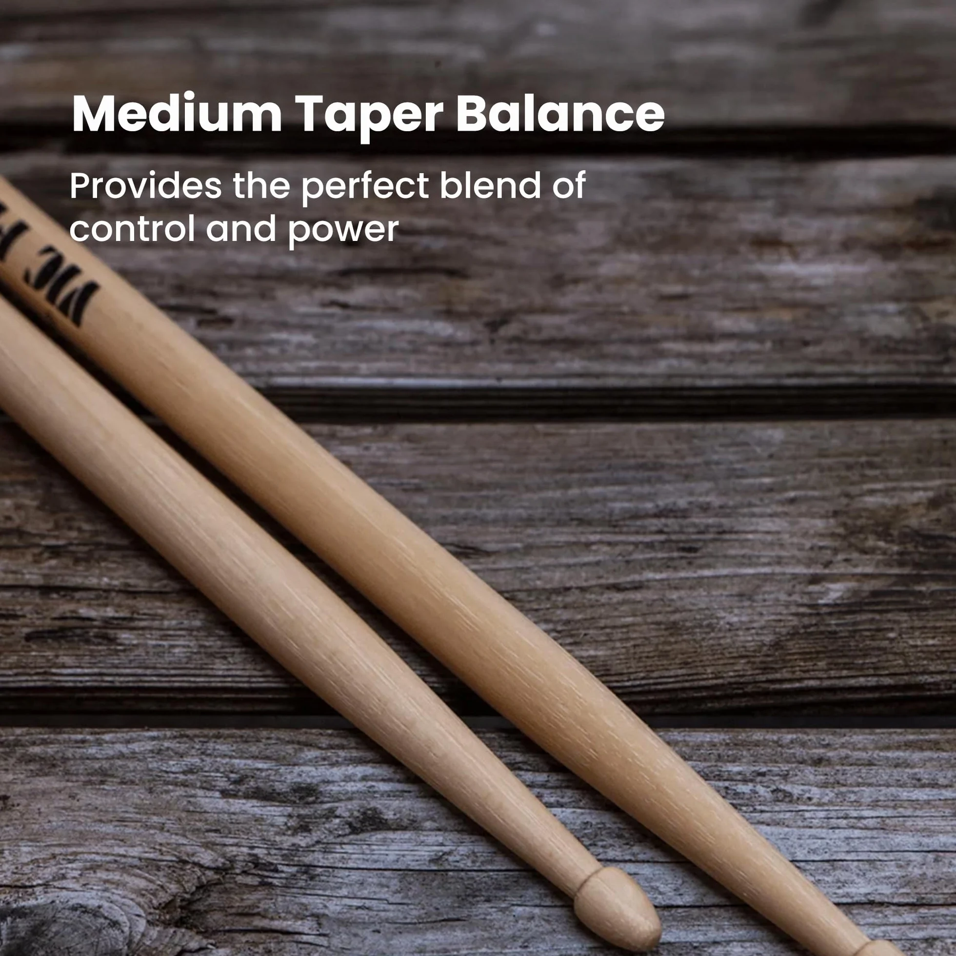Vic Firth American Classic Series pałeczki do perkusji - 5B - American Hickory - drewniane tip - naturalny - 4 pary cennych