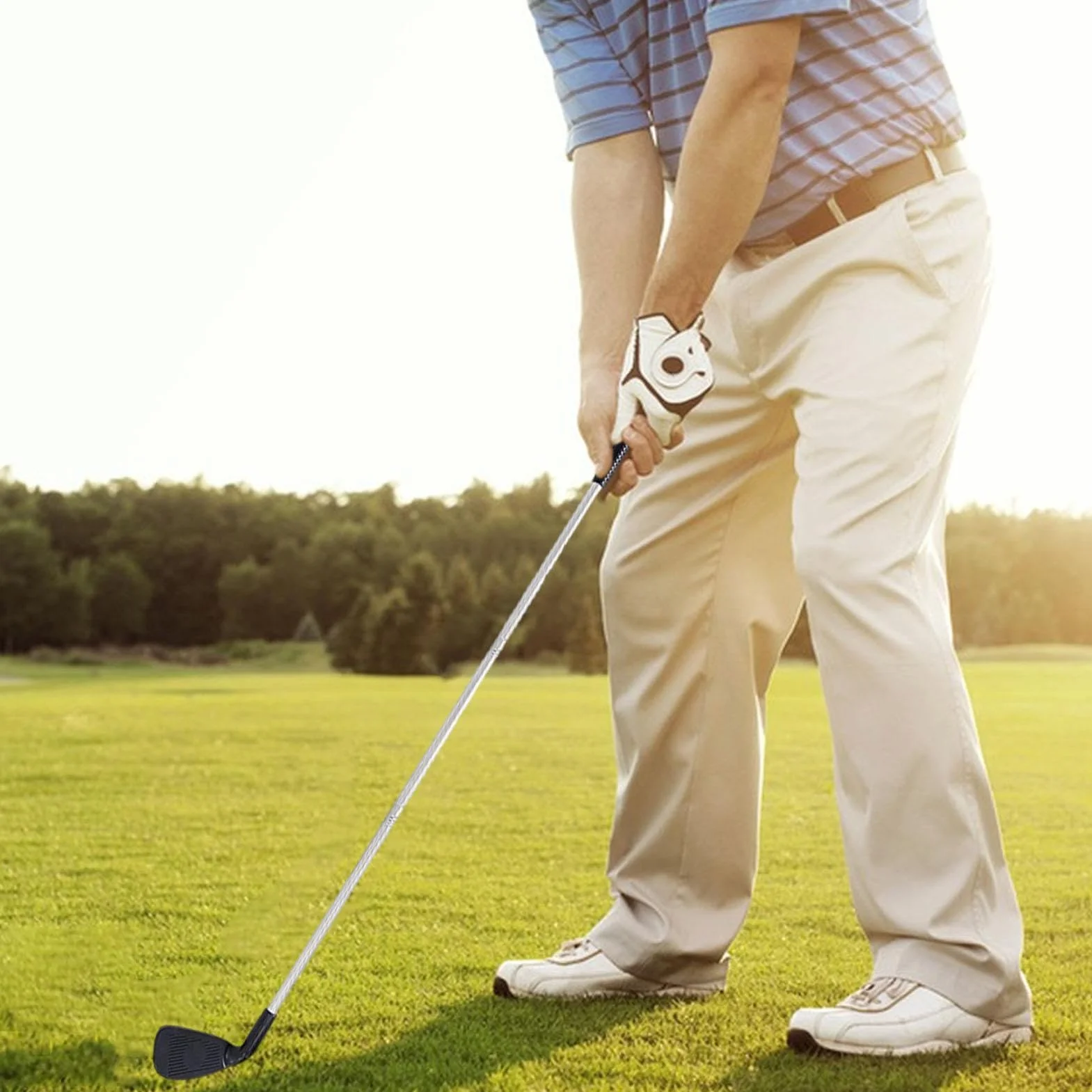 Kij golfowy dla dzieci zdejmowany długi lekki akcesorium golfowe dla początkujących