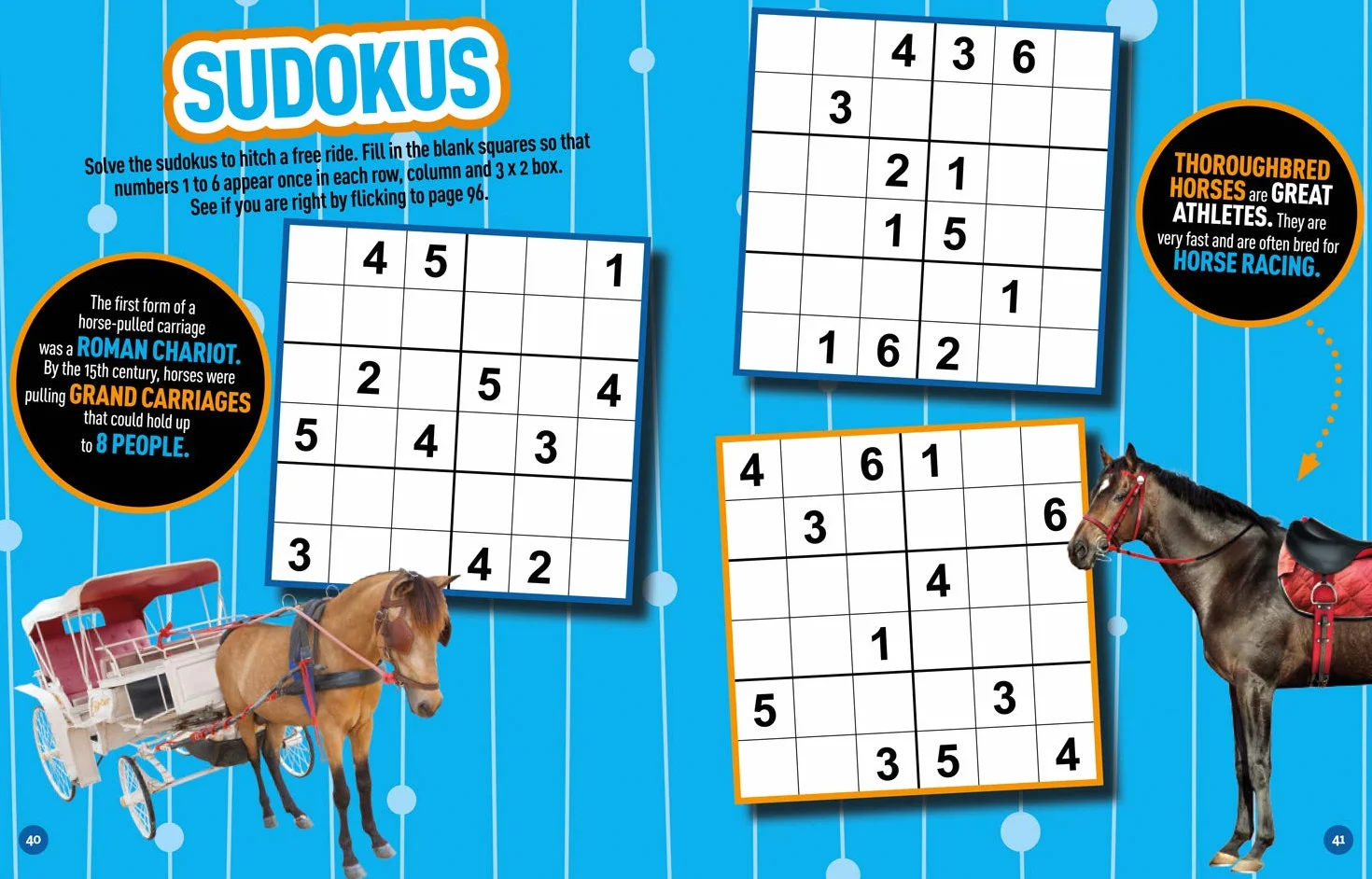 Puzzle Book Horses and Ponies: Brain-tickling quizzes, sudokus, crosswords and wordsearches