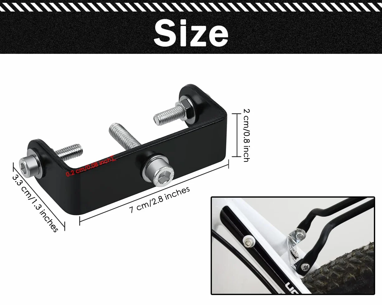 Adapter do montażu tylnego bagażnika rowerowego