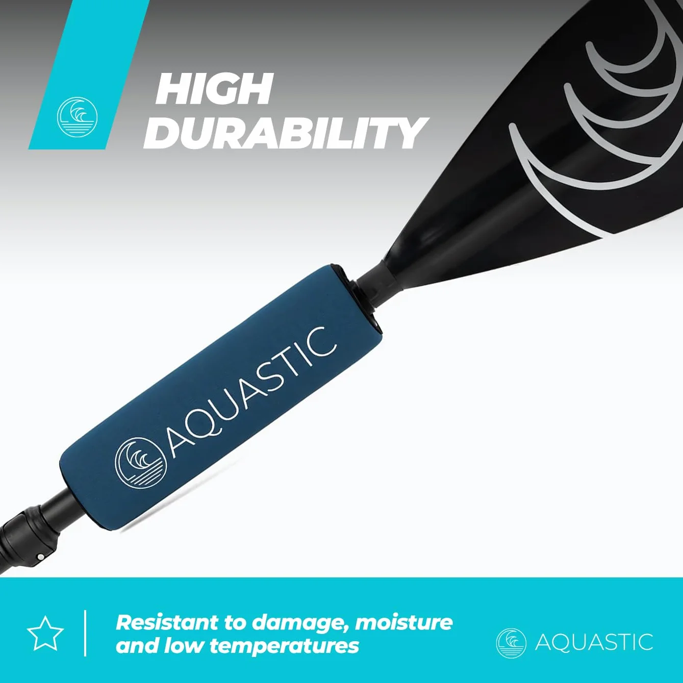 AQUASTIC Boja SUP zapobiegająca utonięciu do trzpienia 25 mm neopren NBR AQS-SFS