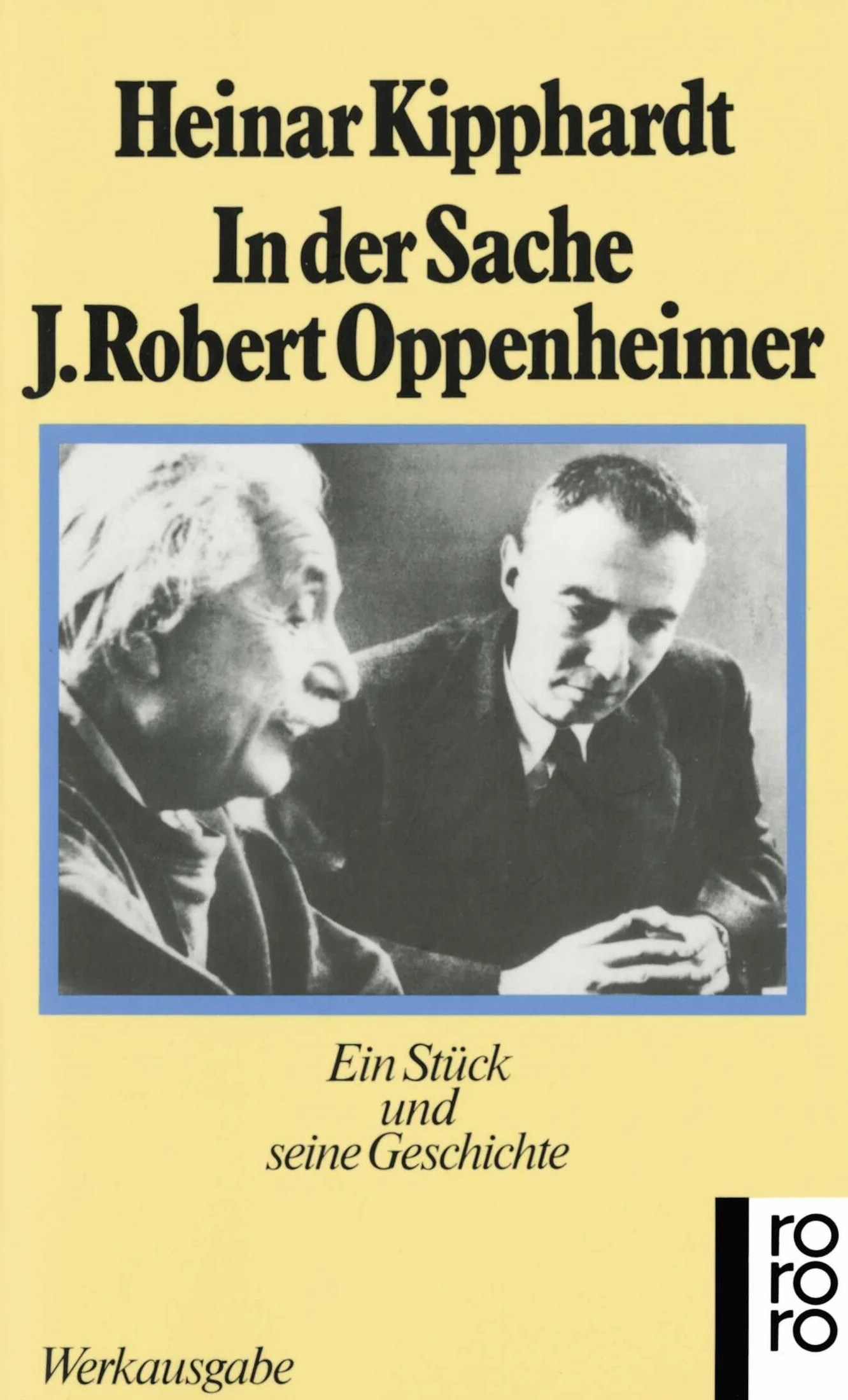 In der Sache J. Robert Oppenheimer: Ein Stück und seine Geschichte: 12111