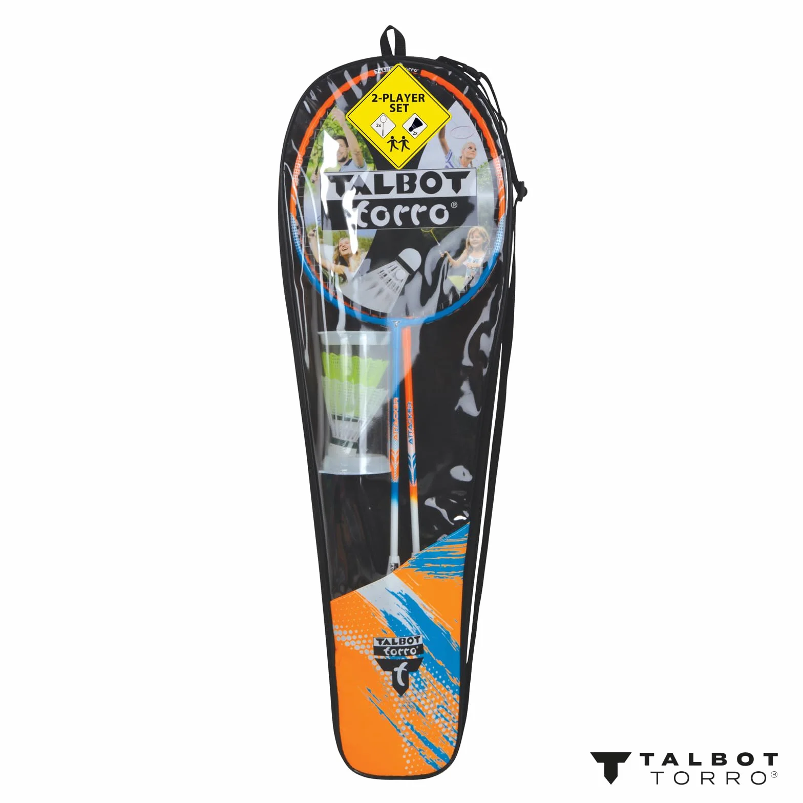 Talbot Torro Uniseks 449411 Zestaw do Badmintona, Wielokolorowy, 2 szt.