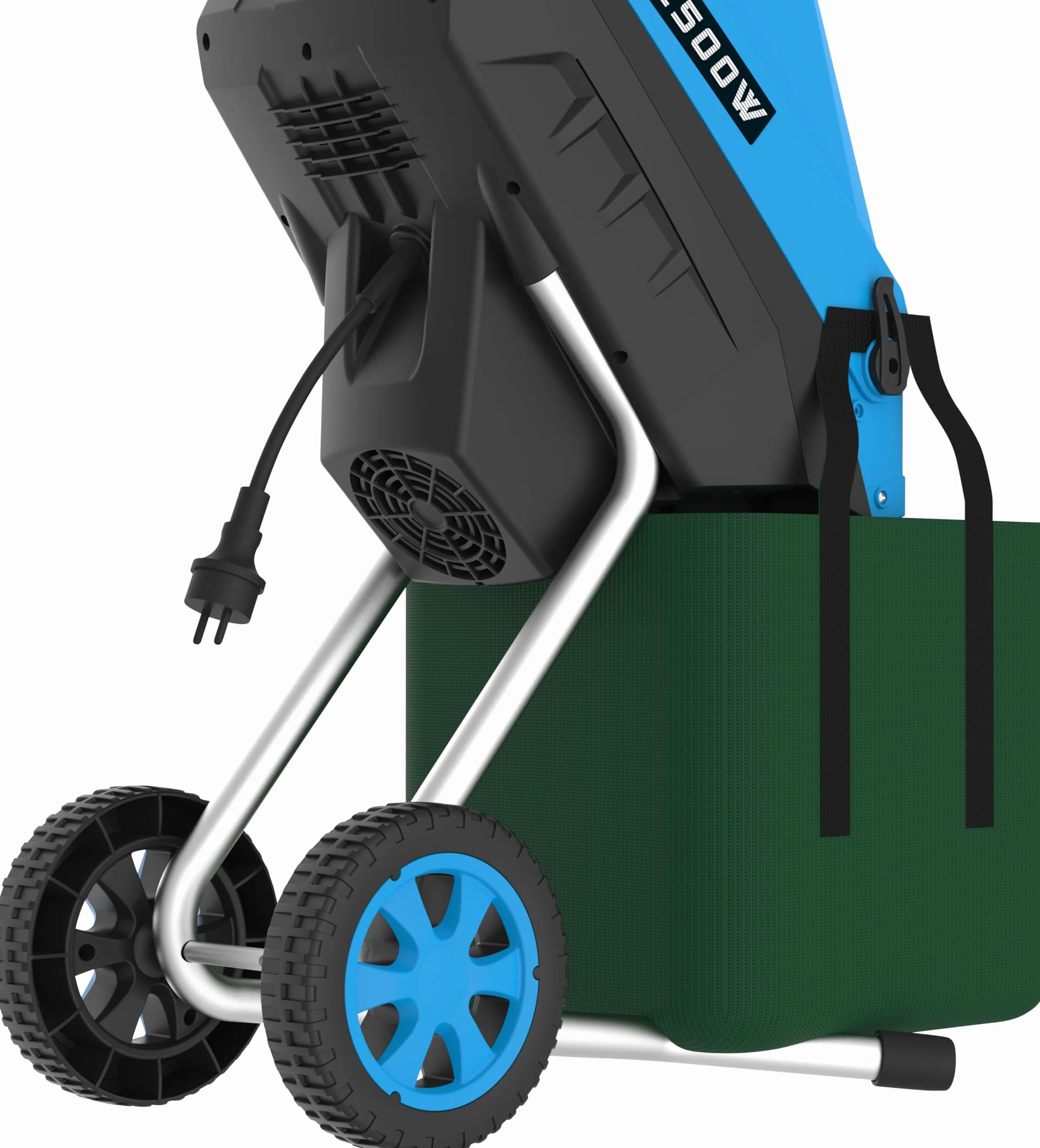 Güde Rozdrabniacz ogrodowy GH 2501 (2500 W, technologia nożowa, nie wymaga konserwacji, samoczynne zwijanie, koła transportowe, zabezpieczenie przed przeciążeniem, maks. grubość gałęzi 45 mm, w