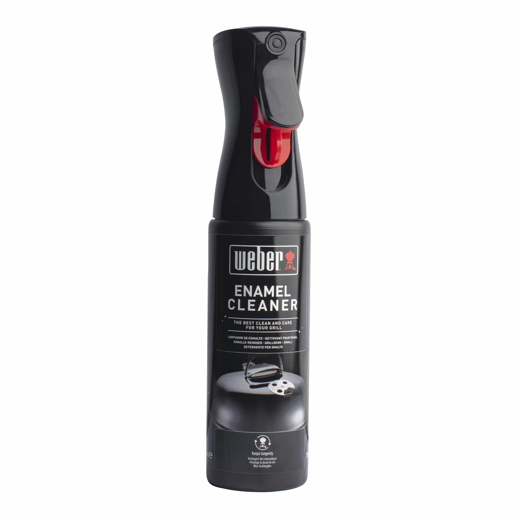 Weber Zestaw Czyszczenia Grili Emaliowanych, z: 3 Szczotki do Grilla, Środek do Czyszczenia Rusztu i Emalii, Spray Antyprzywierający, Ścierka Mikrofibrowa, Skrobaczka, 2 Gąbki do Czyszczenia (18284)