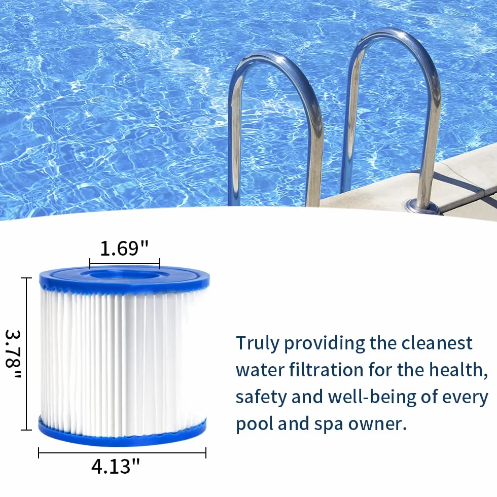 WuYan 2 szt. filtr do letnich ucieczek POOLPURE filtr typu D, letnie fale P57100102, do SFS-350 RP-350 RP-400 RP-600 RX-600