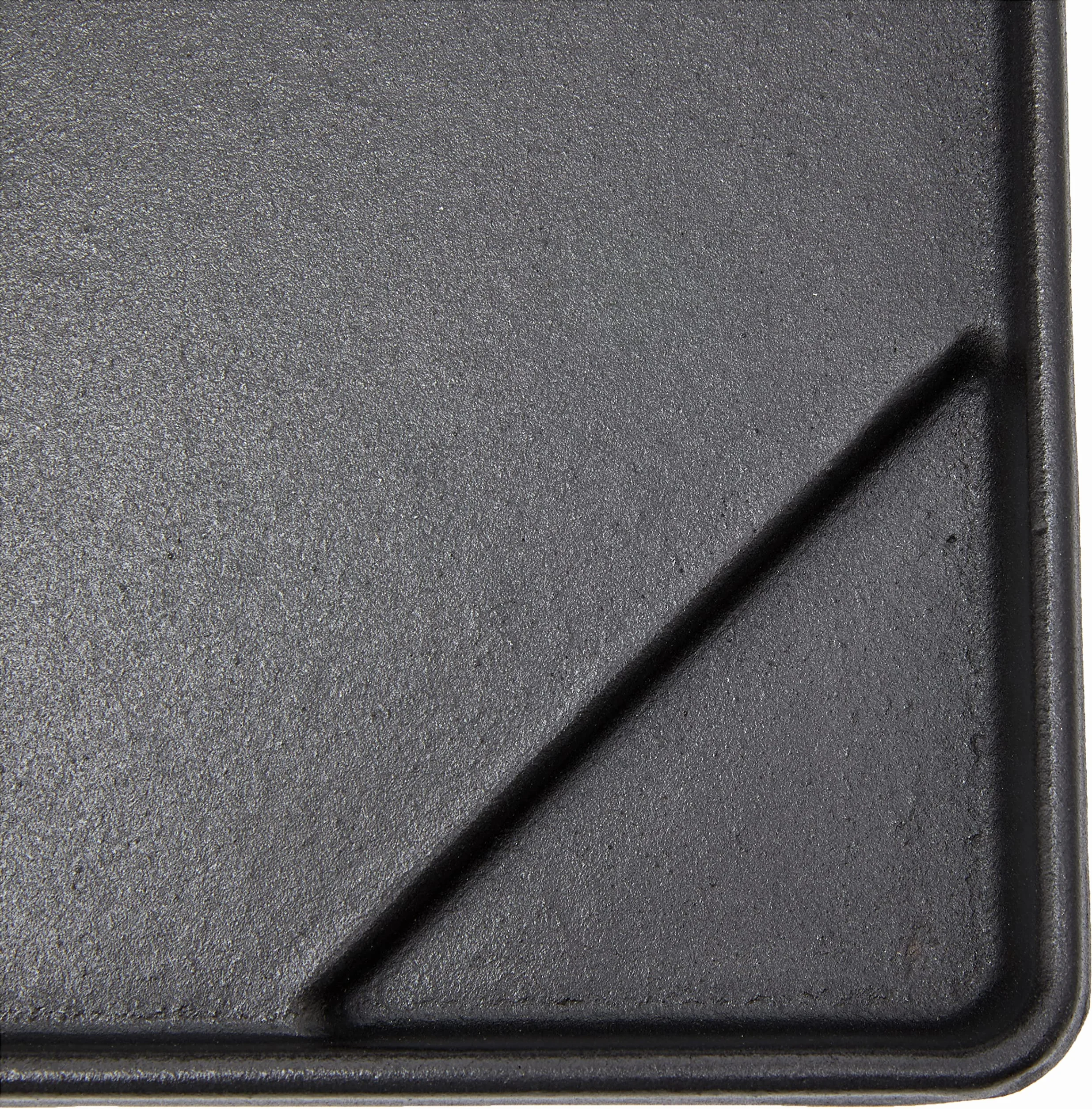 Char-Broil 140 515 - Żeliwna patelnia z palnikiem bocznym (plancha)., czarna, 37 x 25,4 x 2 cm
