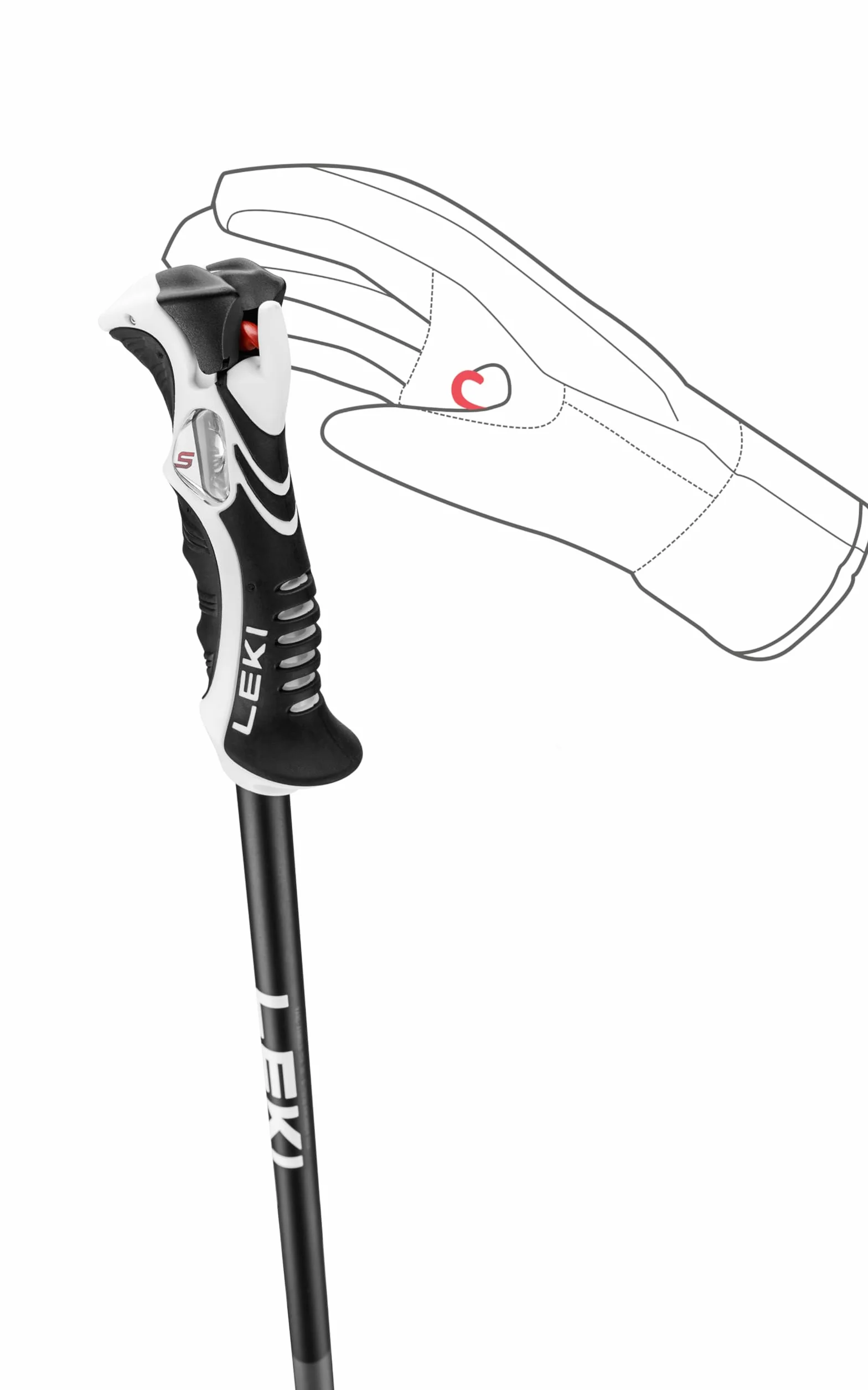 LEKI Bold Lite S kijki narciarskie