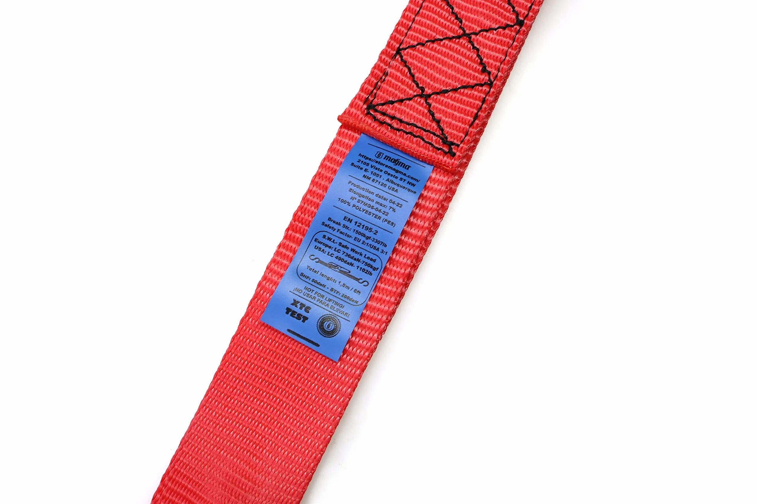 MAGMA Pasy mocujące z grzechotką 1,8 m 3,8 cm 2 szt. 1500 kgf/szt.