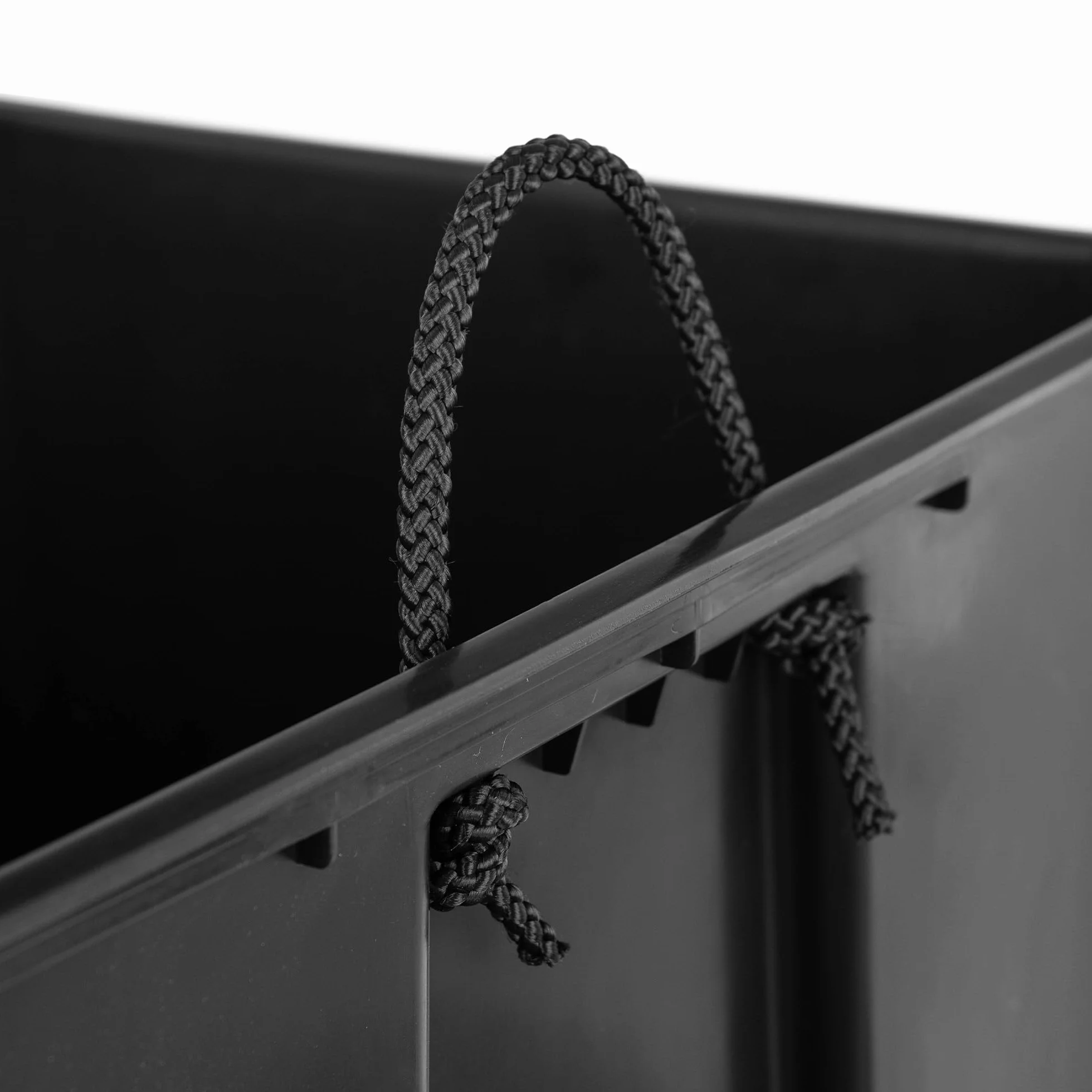 KADAX Wkładka 35 cm do doniczek, czarna wkładka z tworzywa sztucznego, wkładka z tworzywa sztucznego z uchwytami do przenoszenia doniczek, prostokątna, doniczka wewnętrzna (34,5 x 28 cm)