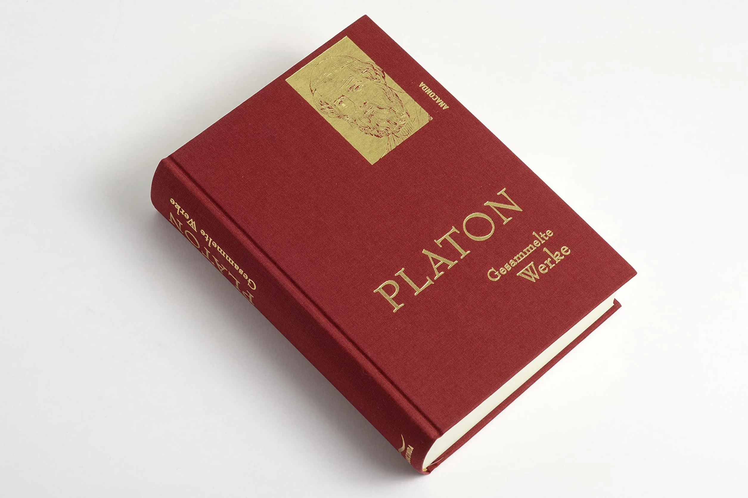 Platon - Gesammelte Werke: Gebunden in feingeprägter Leinenstruktur auf Naturpapier aus Bayern. Mit goldener Schmuckprägung: 4