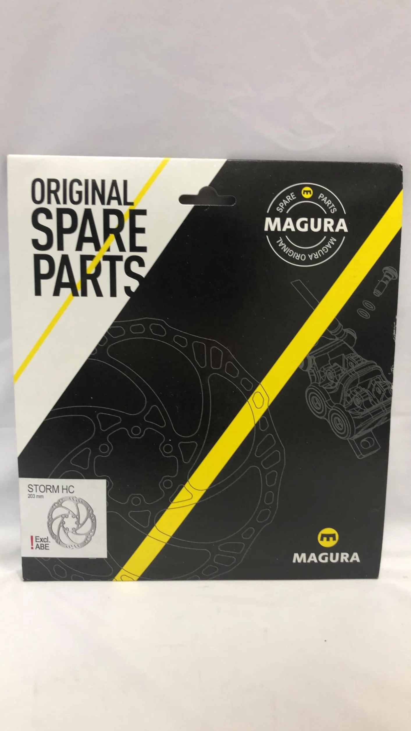 Magura - Tarcza hamulcowa rowerowa Storm HC, Ø 203 mm, 6 otworów, 6 śrub, kolor: srebrny