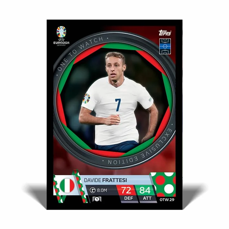 Topps Oficjalny Attax Meczowy Mistrzostw Europy w Piłce Nożnej 2024 - Pudełko Turniejowe (30 Pakietów)