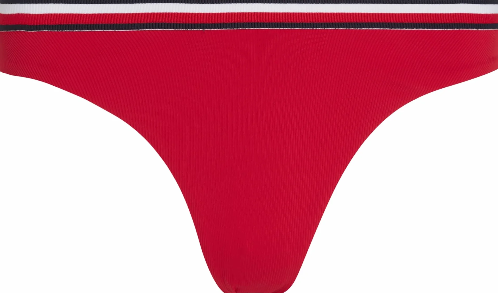 Tommy Hilfiger Damskie spodnie bikini Cheeky High Leg Sport Czerwony L