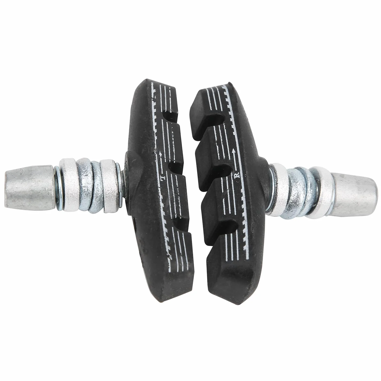 Klocki hamulcowe do roweru V-brake 55 mm składane gumowe z nakrętkami Dahon