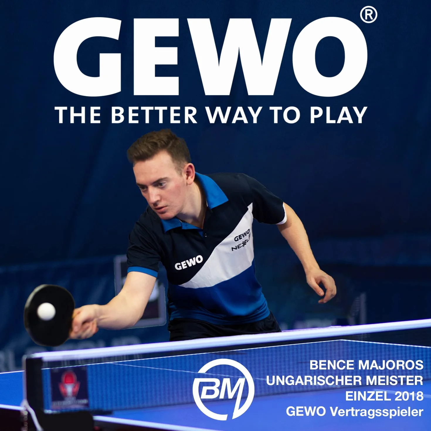 GEWO Ultra SLP piłki do tenisa stołowego 3 gwiazdki 40+ bez szwów ITTF 6 sztuk