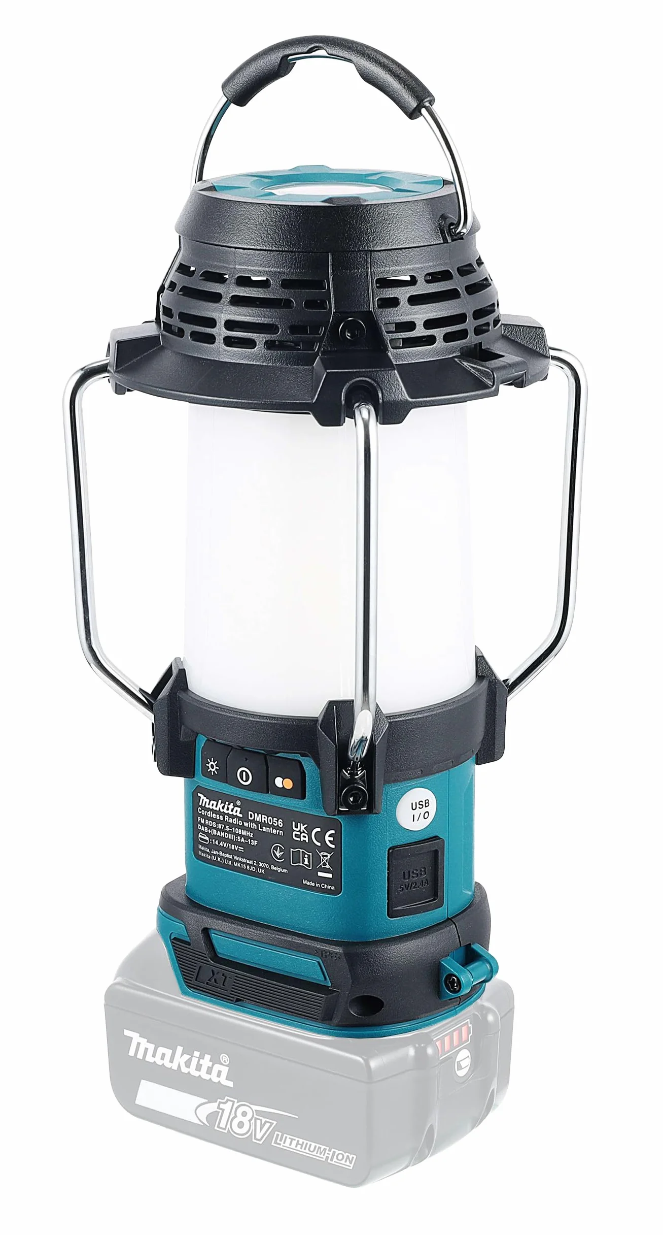 Makita DMR056 14,4 V/18 V litowo-jonowe radio LXT z latarnią