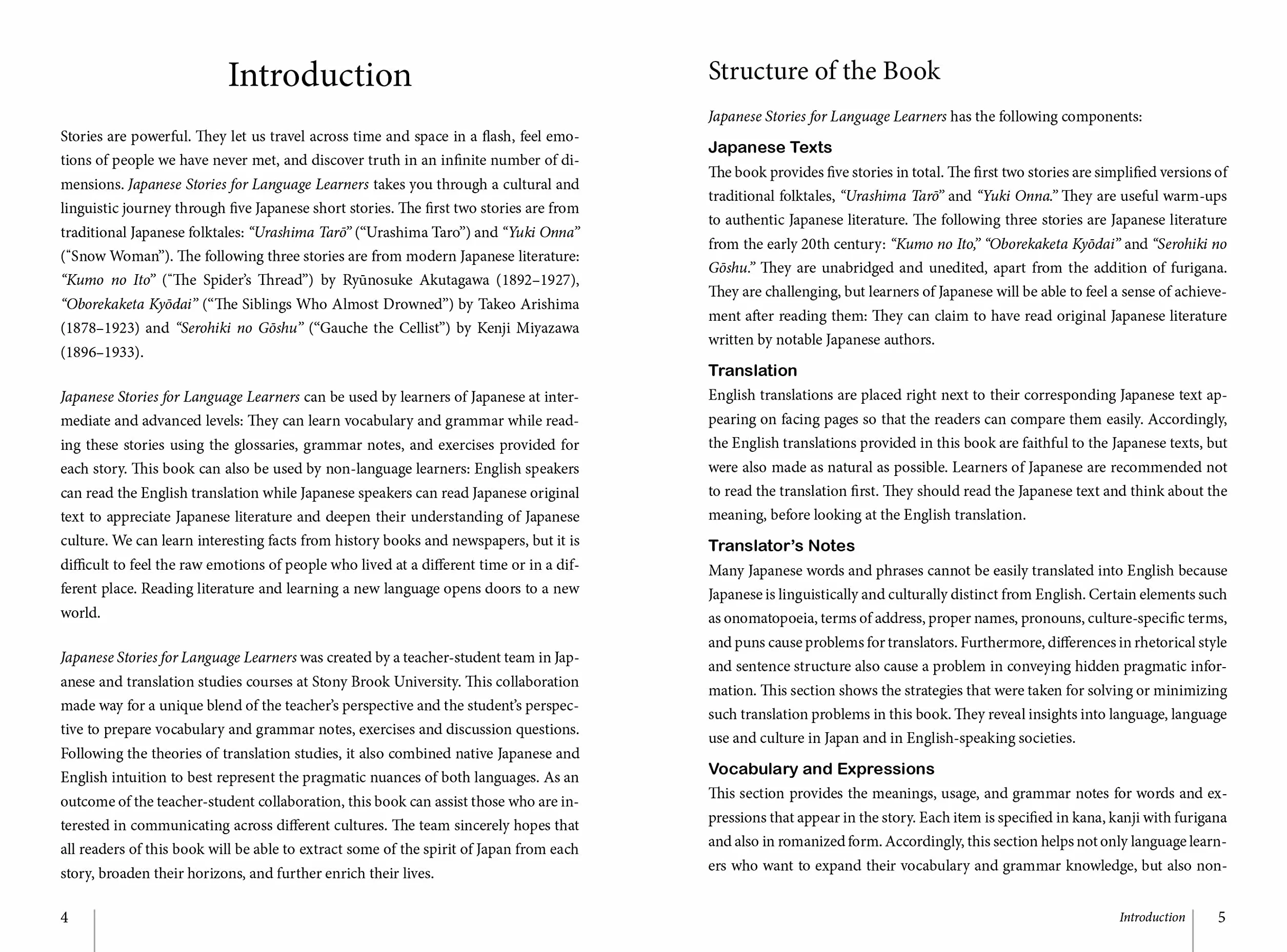 Japanese Stories for Language Learners /anglais/japonais: Bilingual Stories in Japanese and English (Online Audio Included)