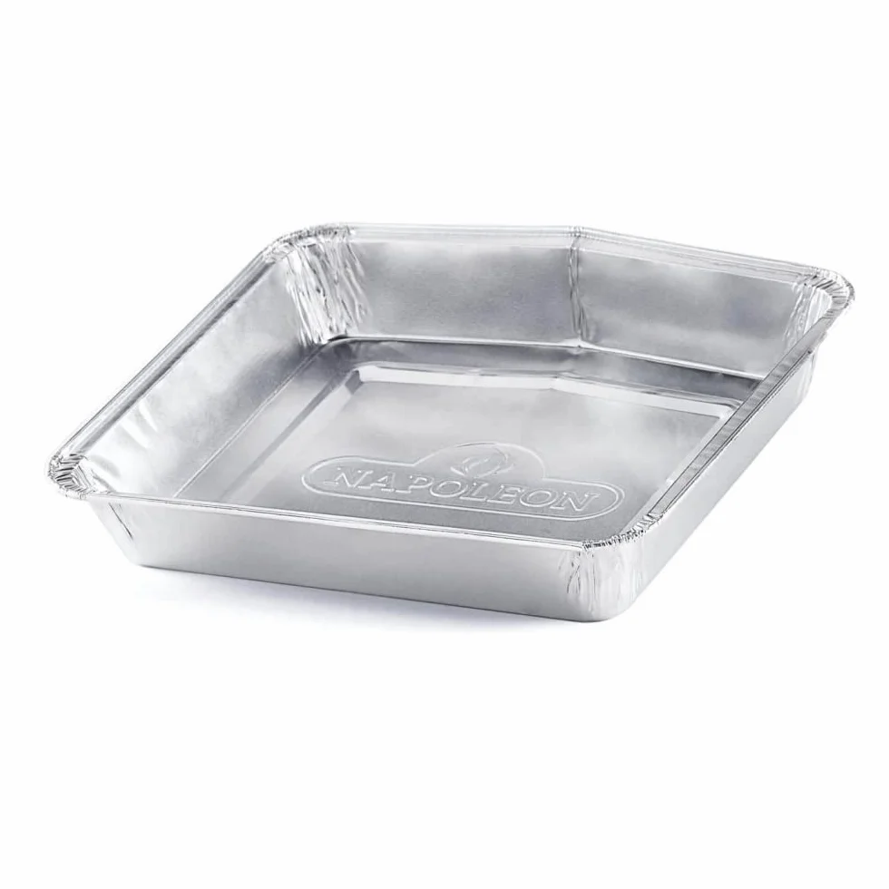 Napoleon 62006 5-częściowy zestaw jednorazowych misek na tłuszcz, wykonanych z aluminium
