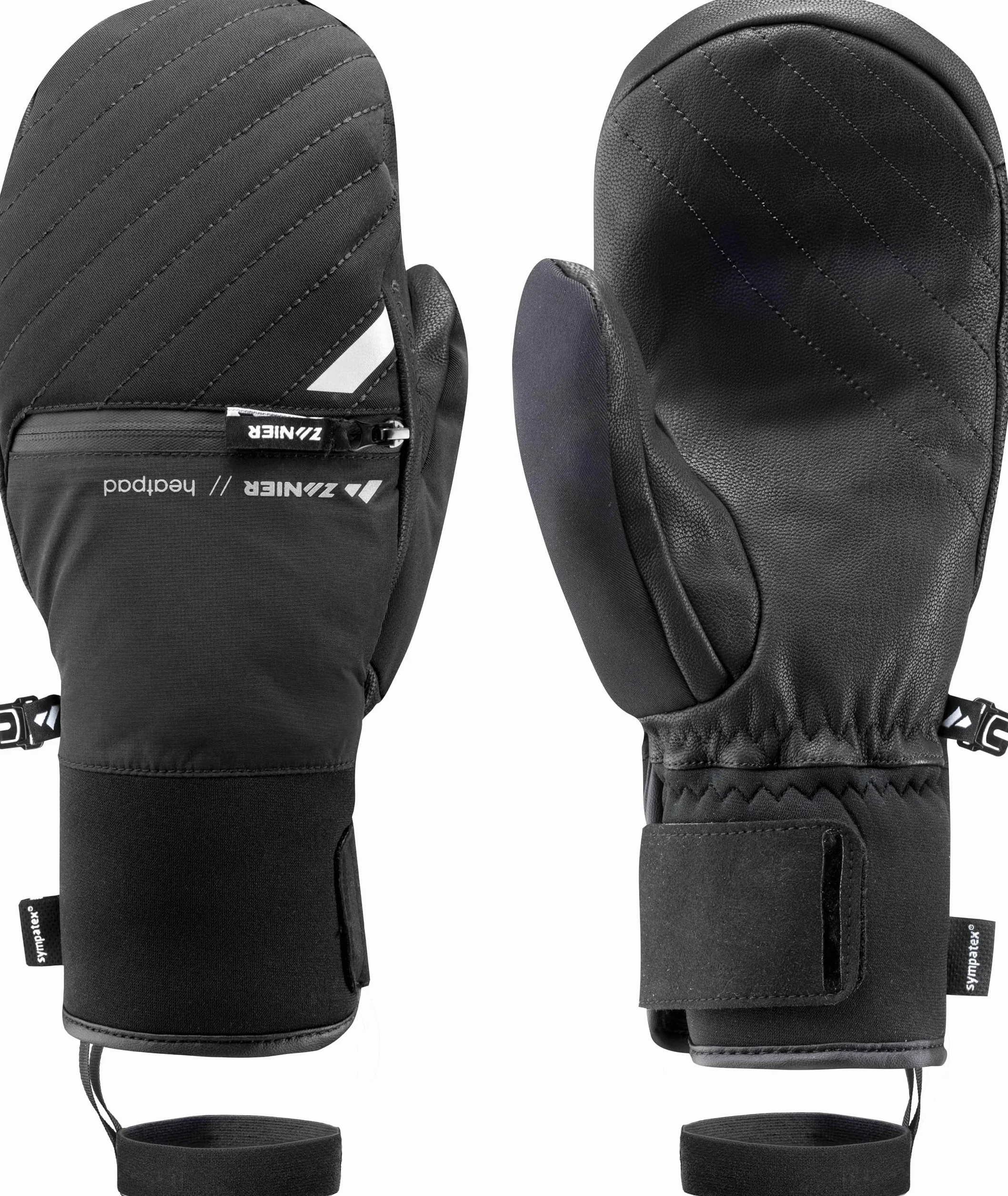 Zanier Unisex Radiator.Stx Rękawiczki jednopalczaste Black 10.5