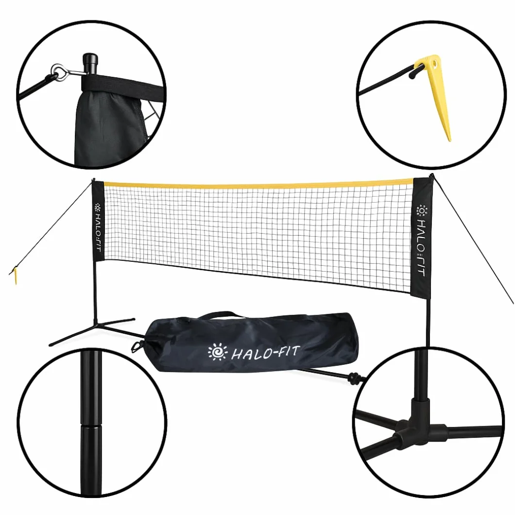 Siatka Składana Uniwersalna 3w1 Badminton Tenis Siatkówka