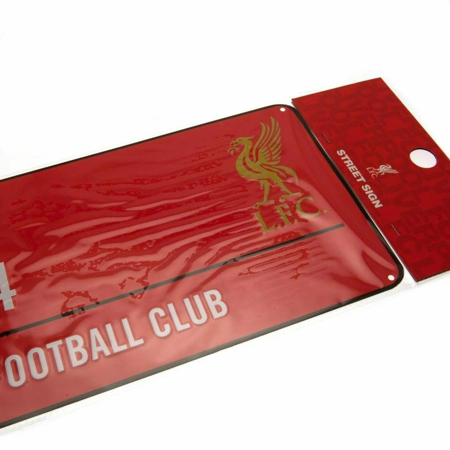 Liverpool kolorowy znak uliczny - wielokolorowy