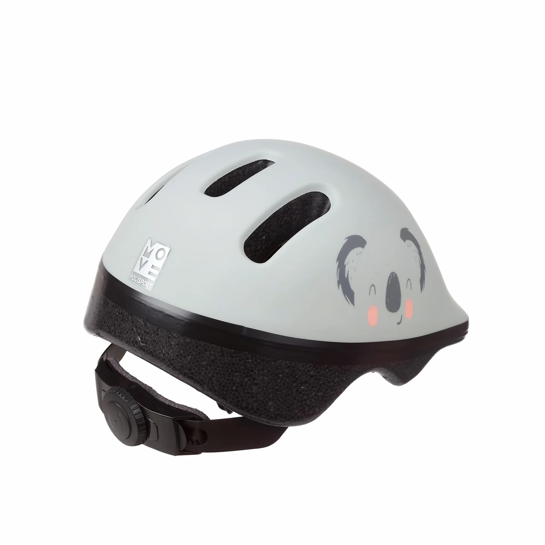Polisport kask rowerowy dziecięcy XXS Happy Rainbow regulowany 44-48cm CE różowy