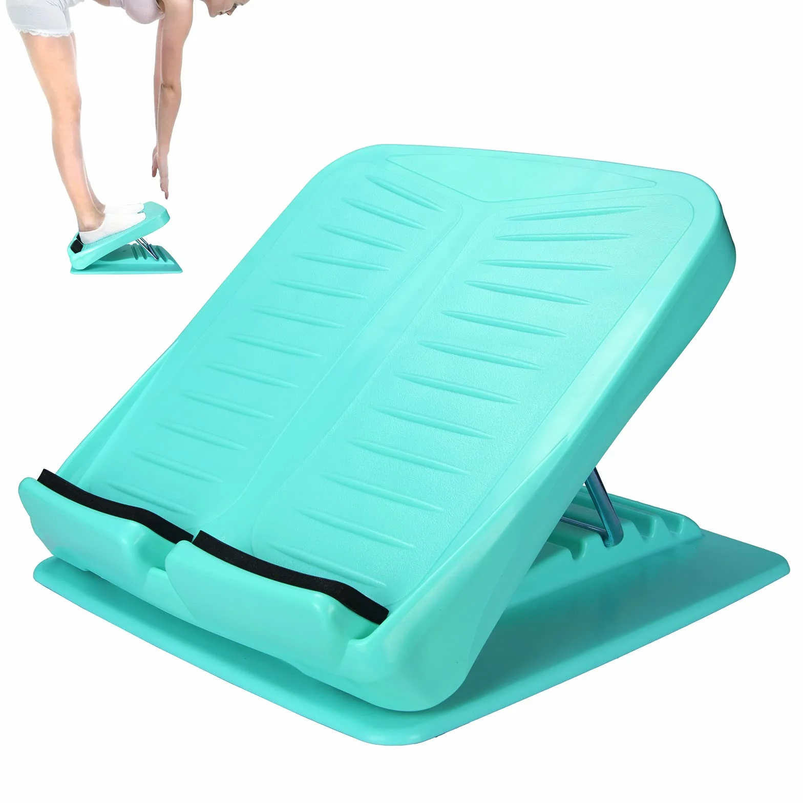 Skośna deska, regulowana deska nachylenia, przenośna ćwiczenie nóg, rozciąganie łydek, równoważenie pedału fitness, rozciąganie klinów na żebra, pięty, ścięgno podkolanowe, Achillesa, łydek
