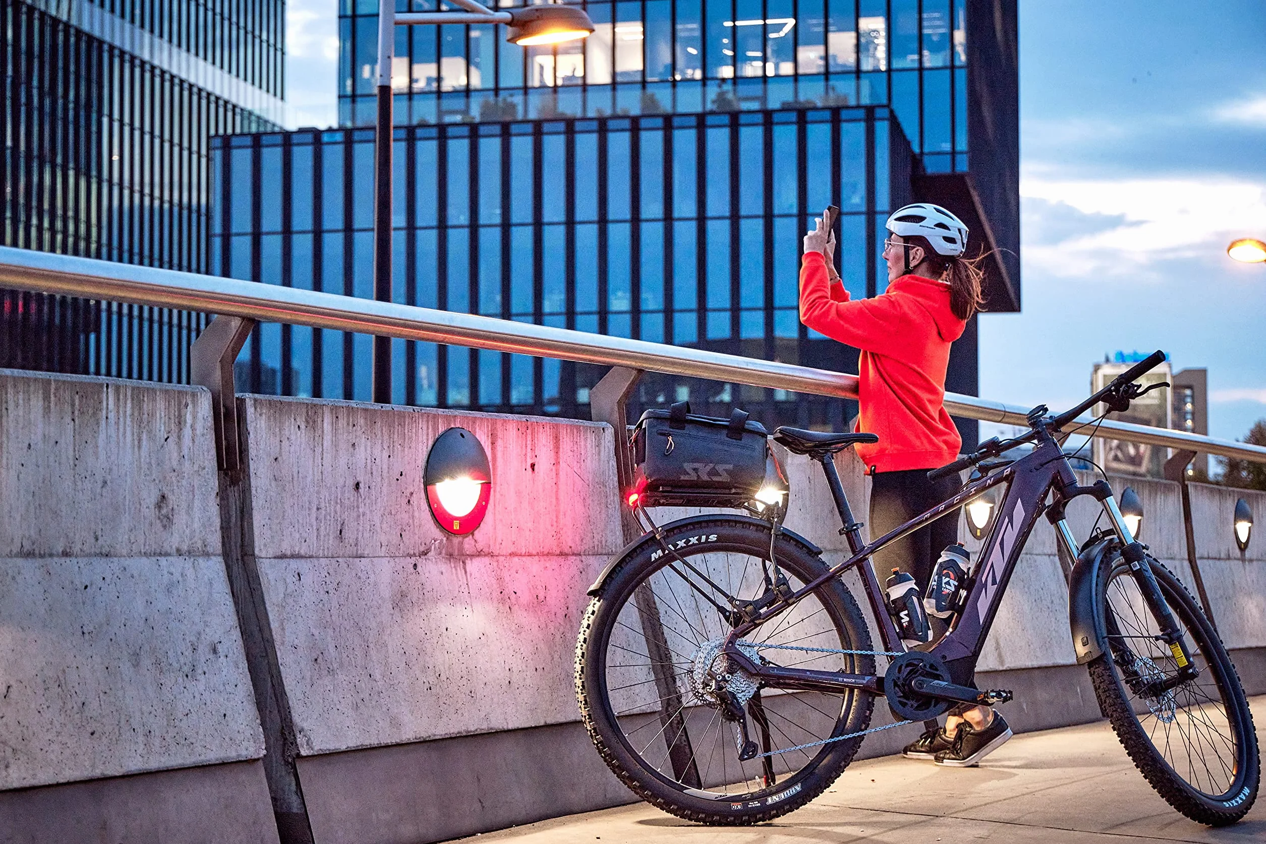 SKS GERMANY INFINITY UNIWERSALNY MUDGUARD FRONT 75 27,5" - 29" błotnik przedni (ochrona przed rozpryskiwaniem roweru, pasuje do serii bagażników INFINITY, aluminium/tworzywo sztuczne), kolor czarny