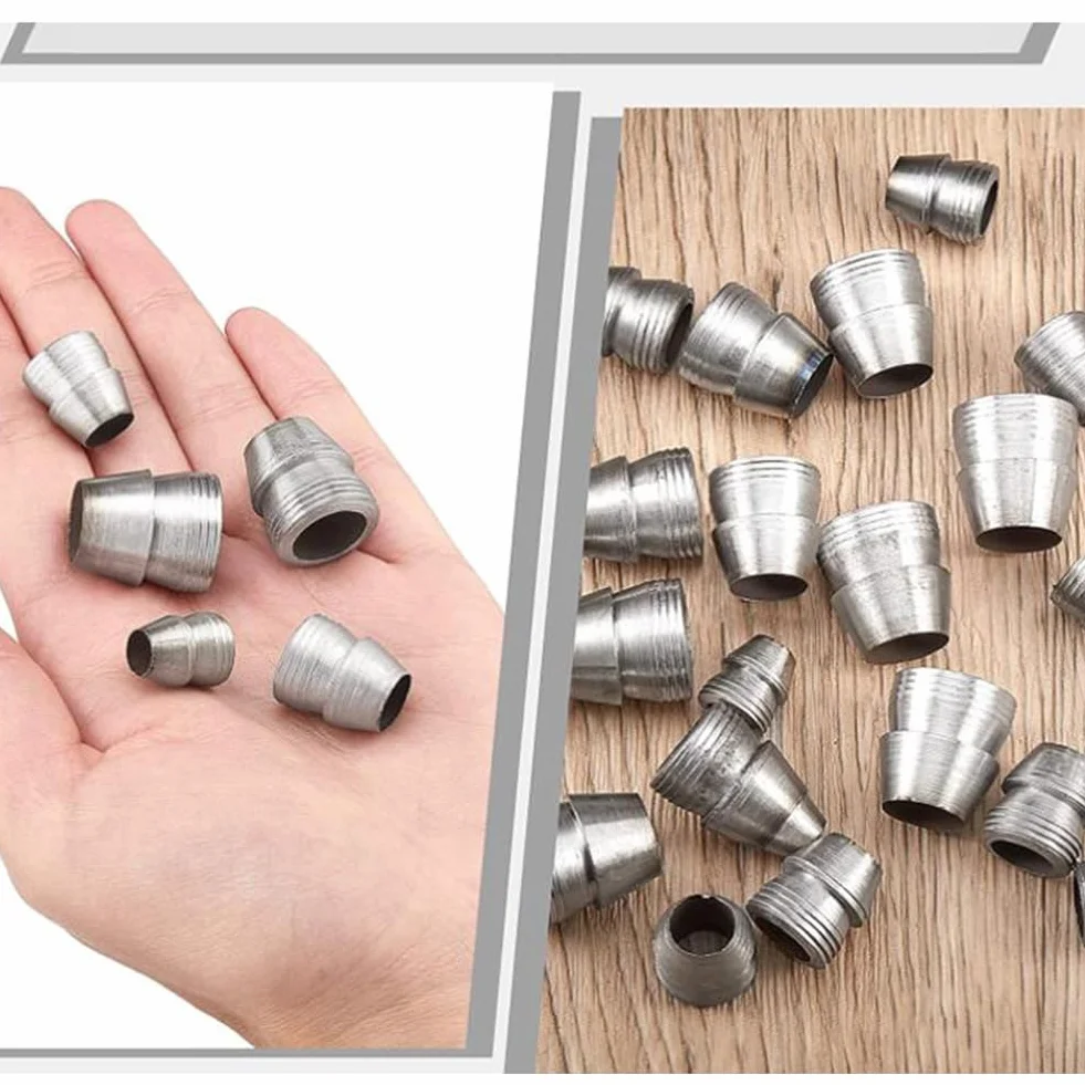20 Sztuk Bezpieczeństwa Okrągły Uchwyt Kliny,Uchwyt Rozłupujący Klin,Klin Do Młotka Do Siekiery,Axe Ręczny Metalowy Klins Okrągły Stalowy,8/10/12/14/16/18MM,Kiuiom