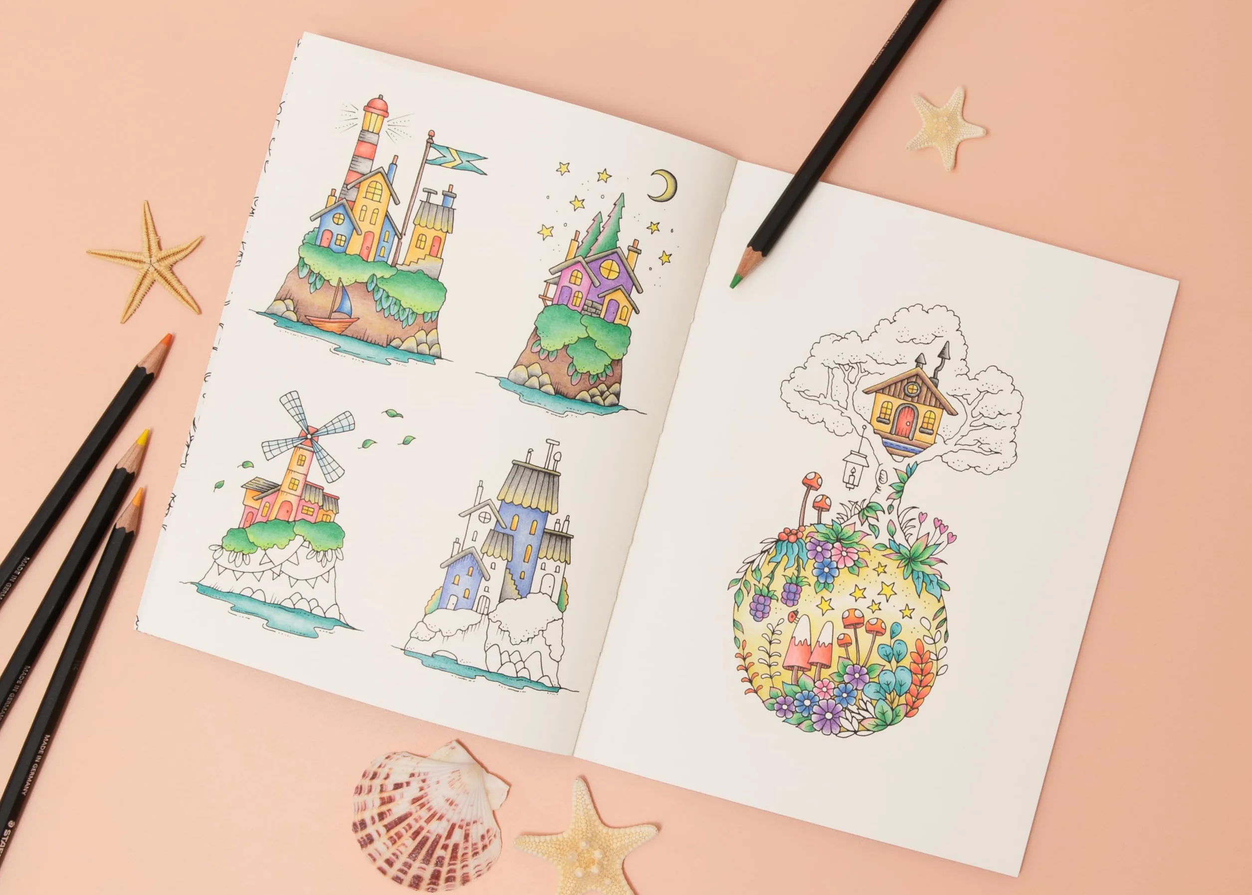 Inklings: A Pocket-Sized Inky Colouring Book
