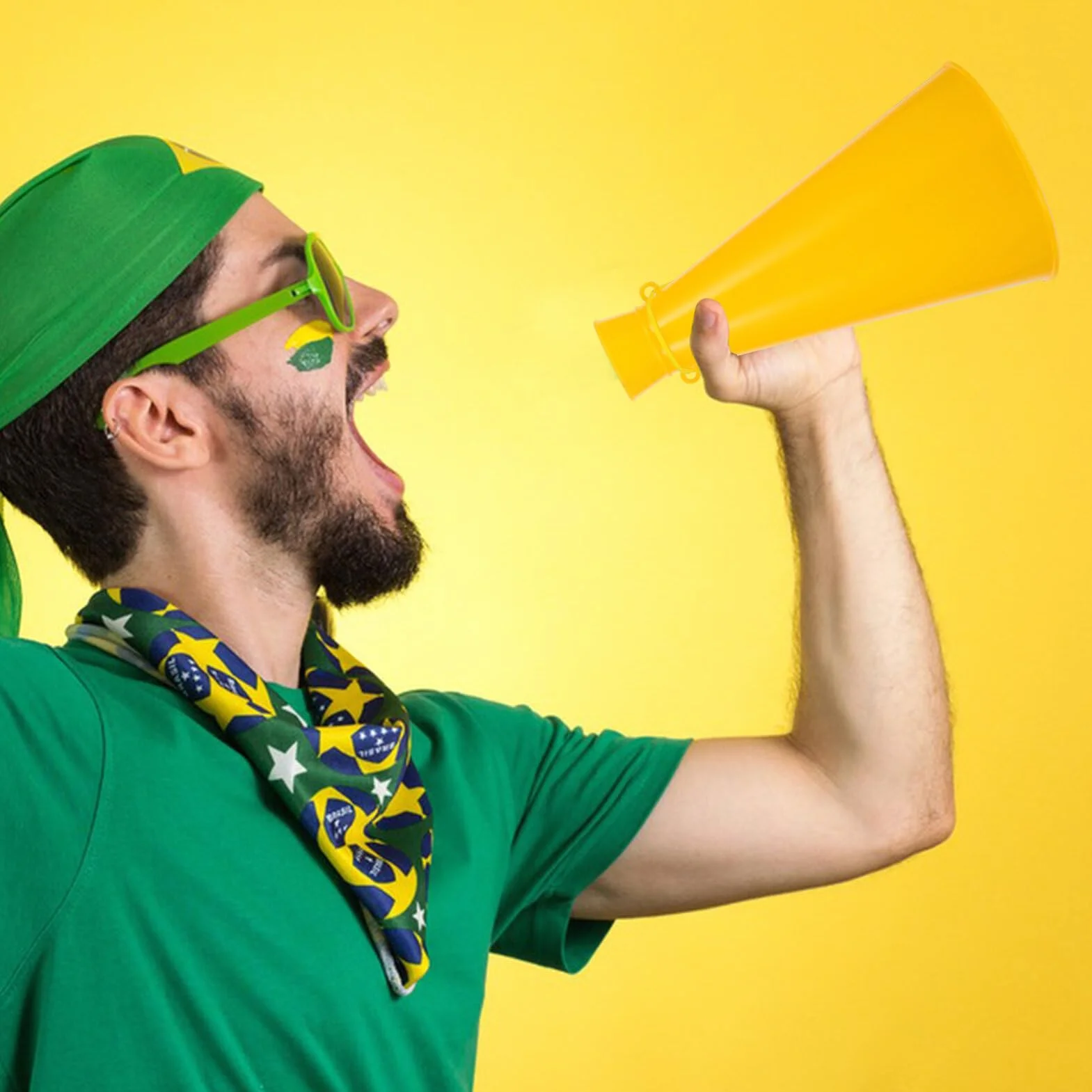 VANZACK Przenośny Plastikowy Megafon Dla Kibiców Na Imprezy Sportowe Wesela