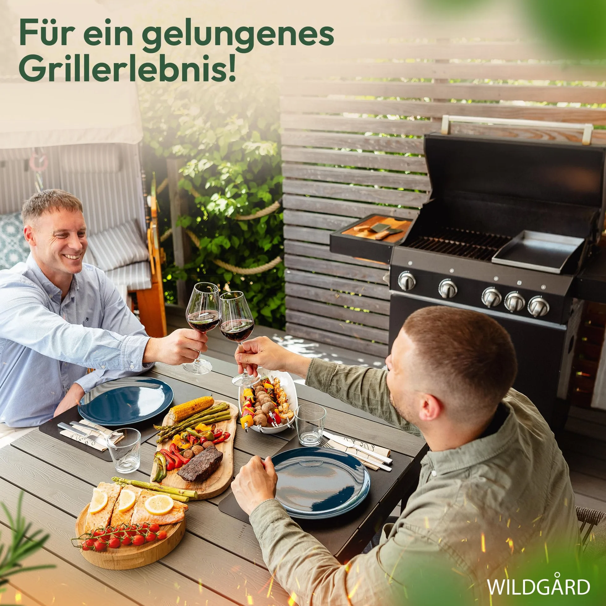 Plancha płyta grillowa z grubej i odpornej na rdzę stali nierdzewnej – 35 x 25 cm – płyta grillowa nadaje się do grilla gazowego BBQ i grilla na węgiel drzewny + 2 x szpatułki do grilla i 5